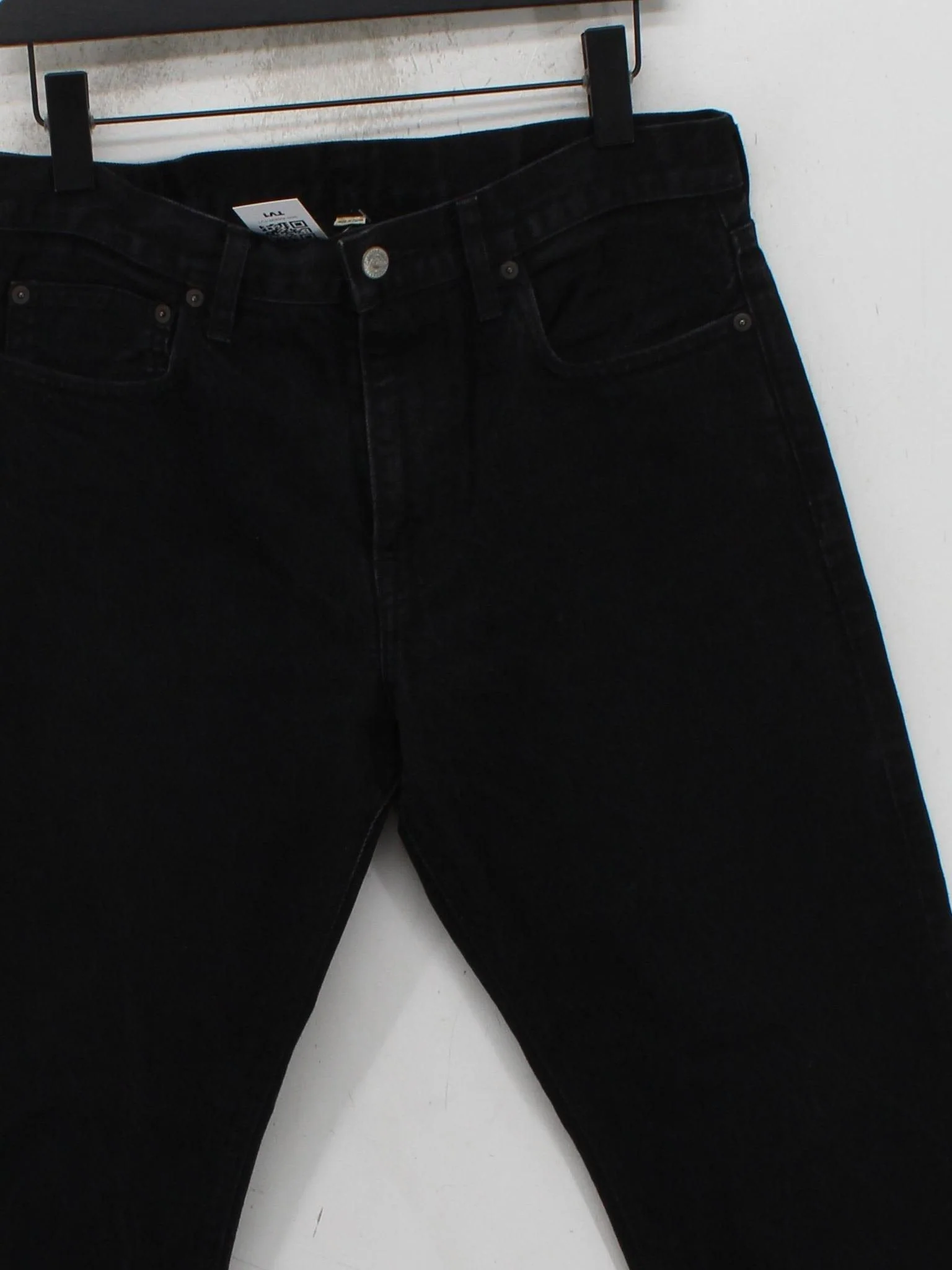 J. Crew Men's Jeans W 32 in Black 100% Cotton Straight - Image 3