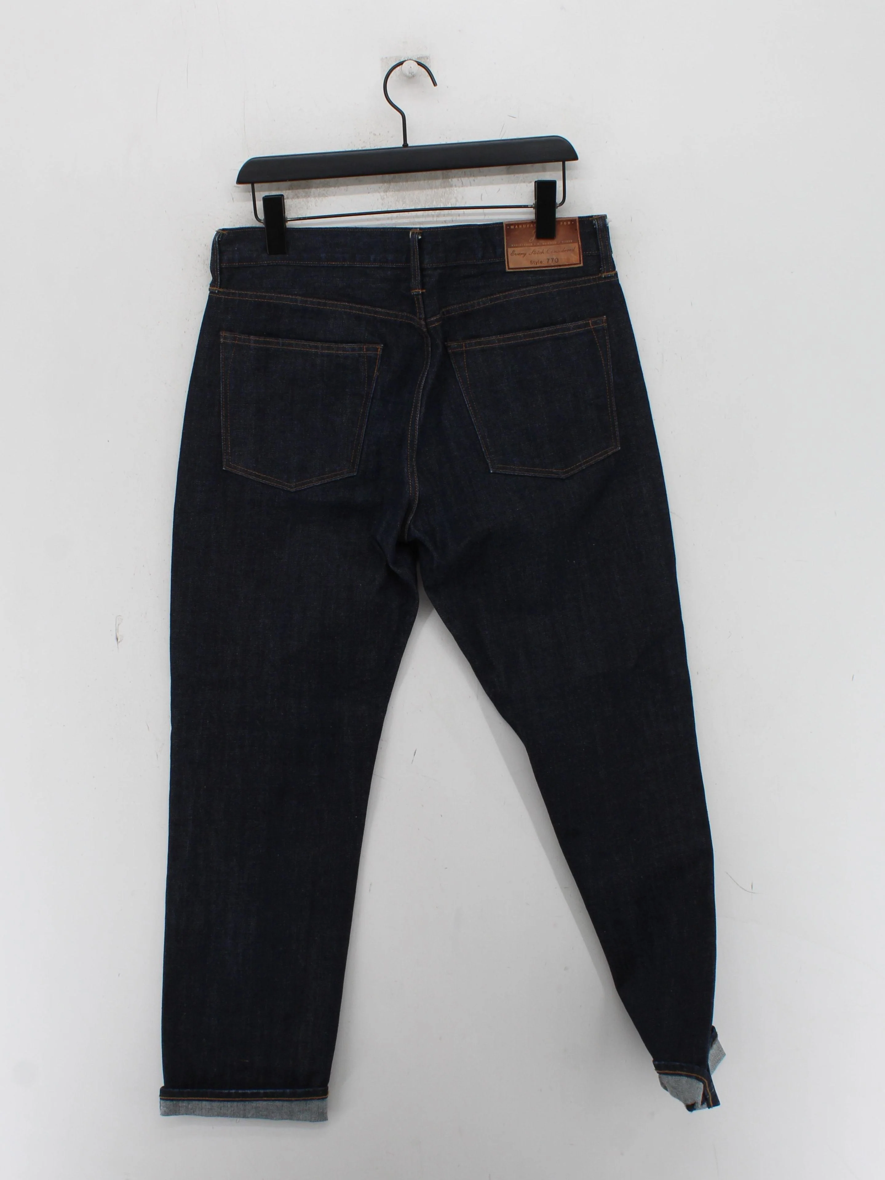 J. Crew Men's Jeans W 32 in Blue 100% Cotton Straight - Image 2