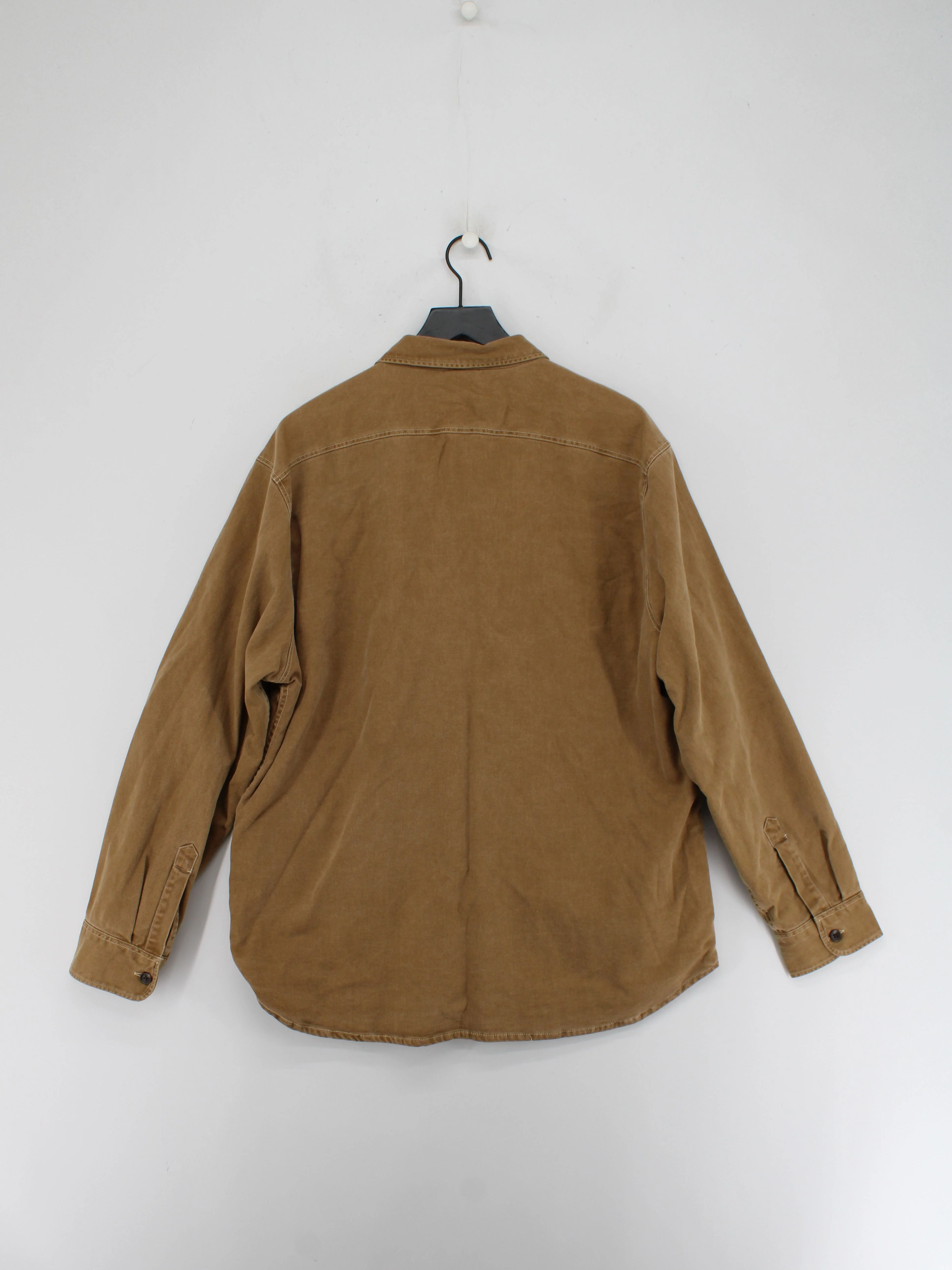 J. Crew Men's Shirt XL Brown Cotton with Elastane Basic - Image 2