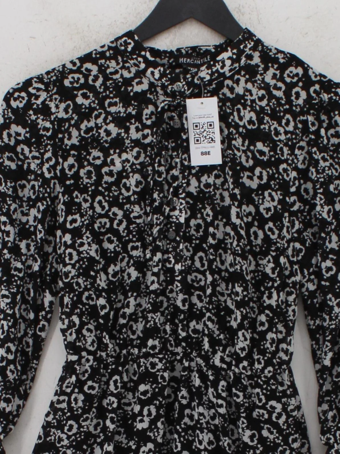 J. Crew Shirt Mini Dress XXS in Black - Image 3