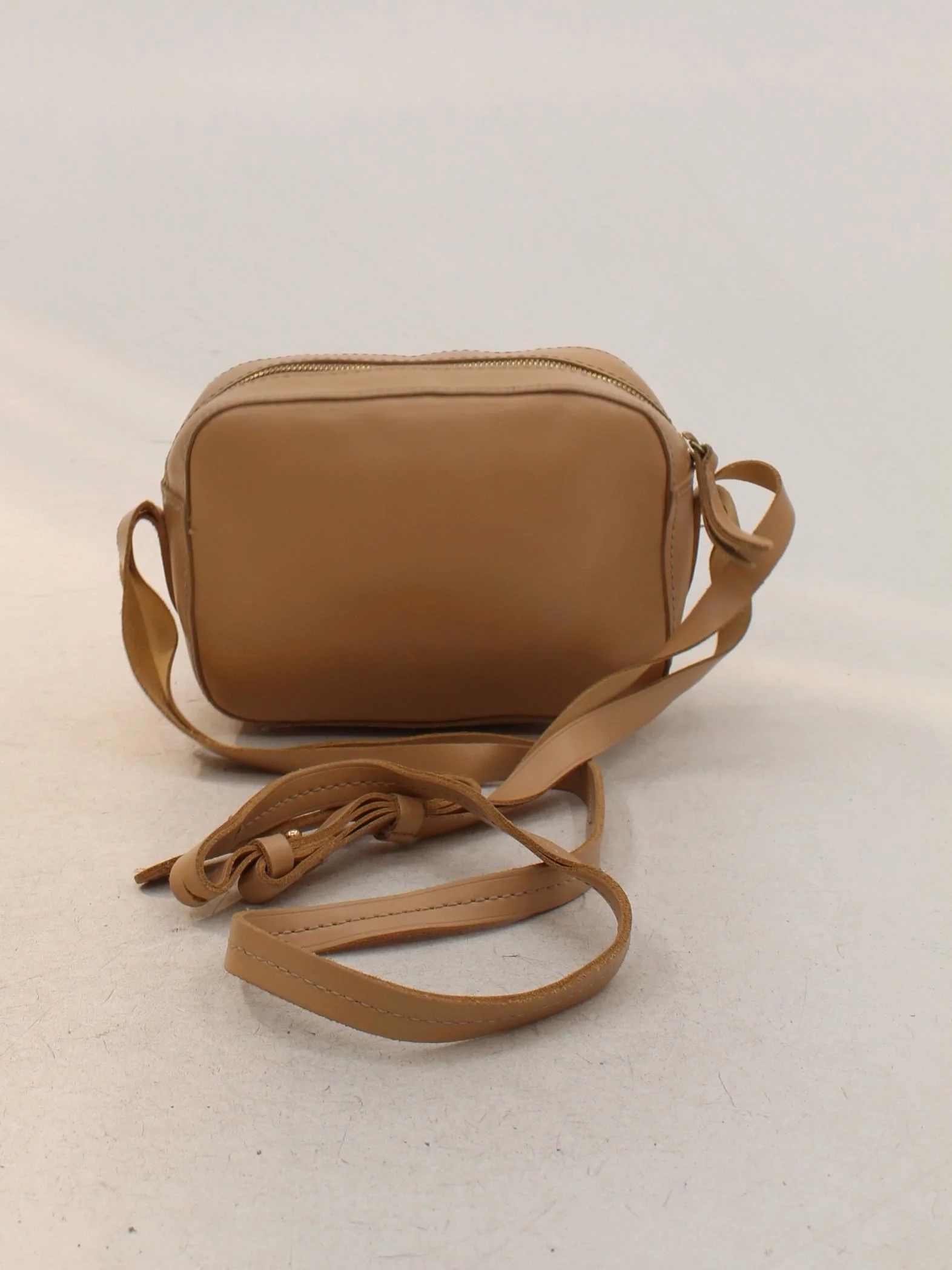 J. Crew Women's Bag Tan 100% Leather Crossbody - Image 2