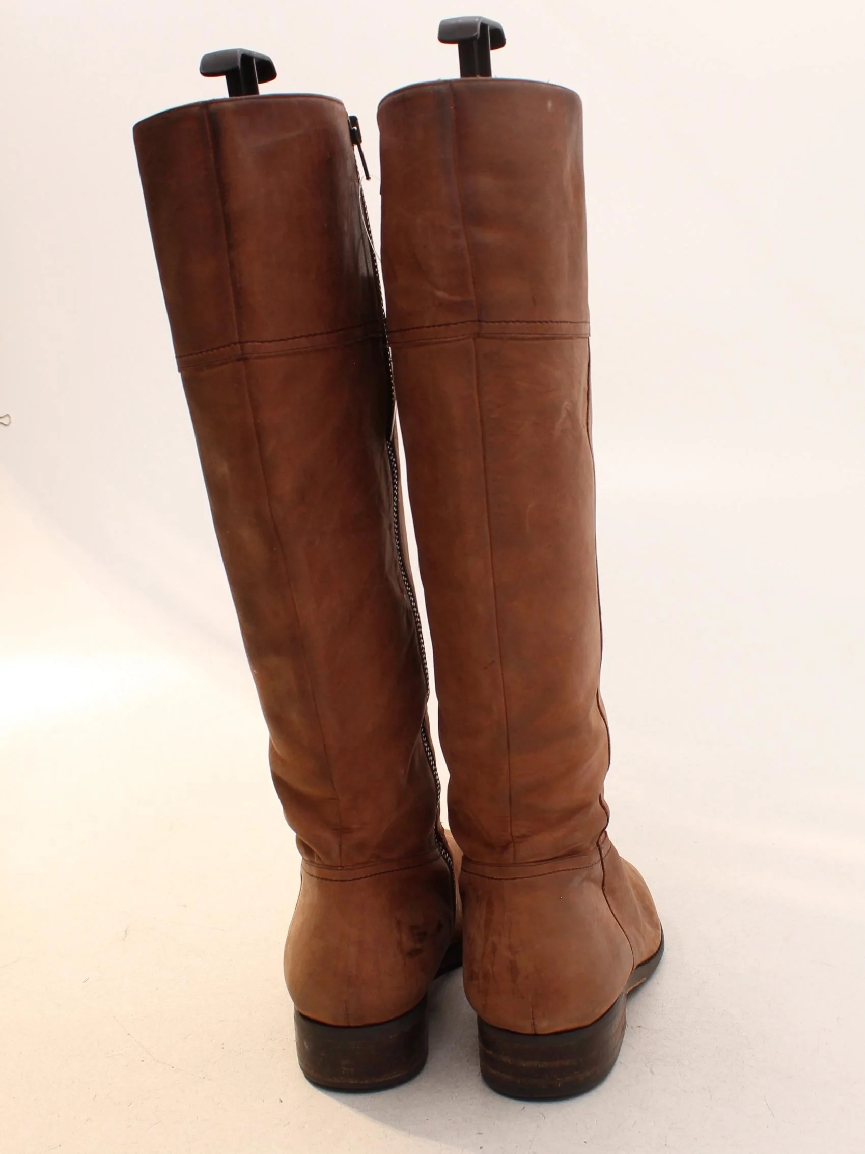 J. Crew Women's Boots UK 8 Brown 100% Leather Riding Boot - Image 3