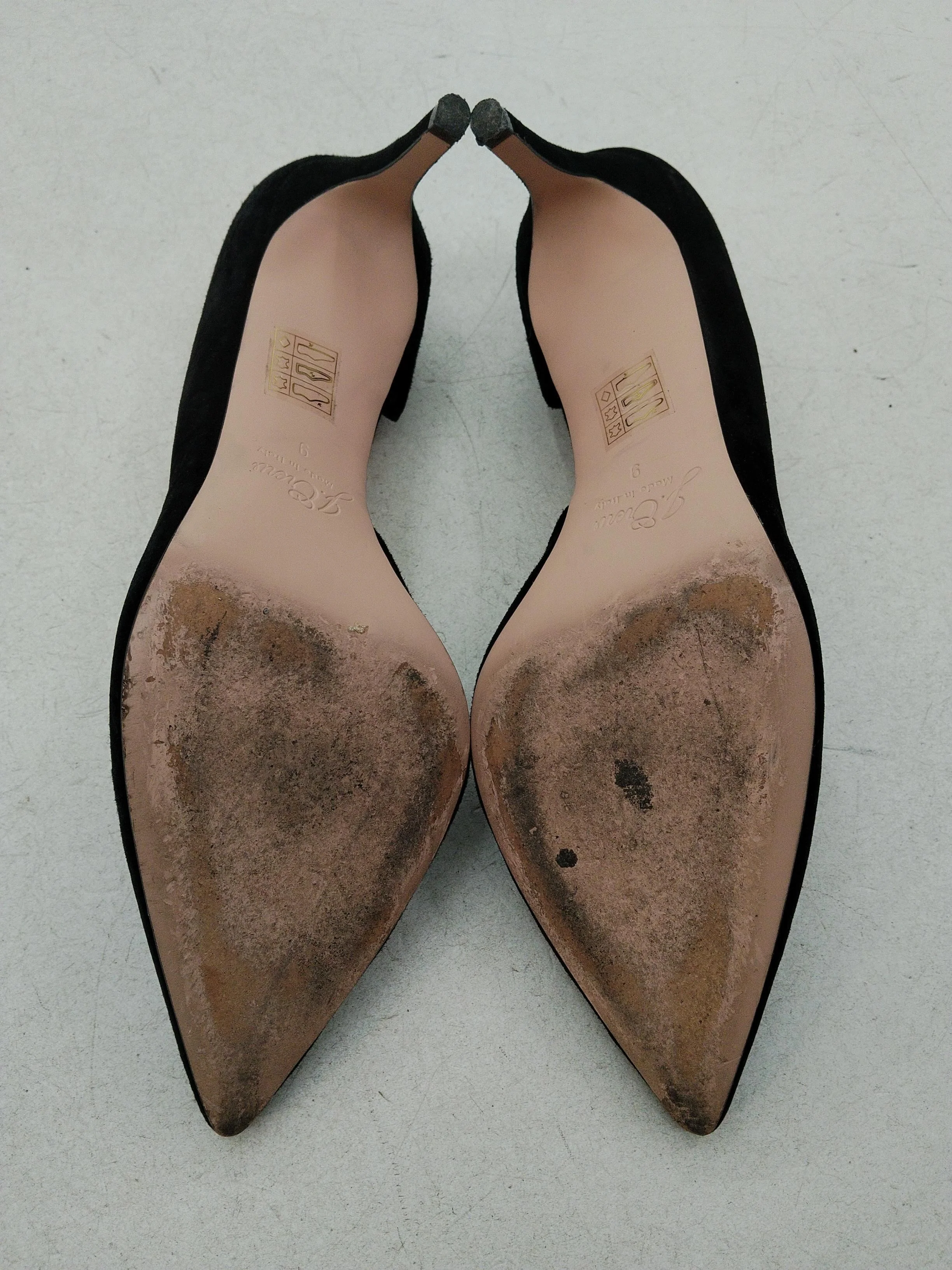 J. Crew Women's Heels UK 7 Black 100% Suede Court - Image 7