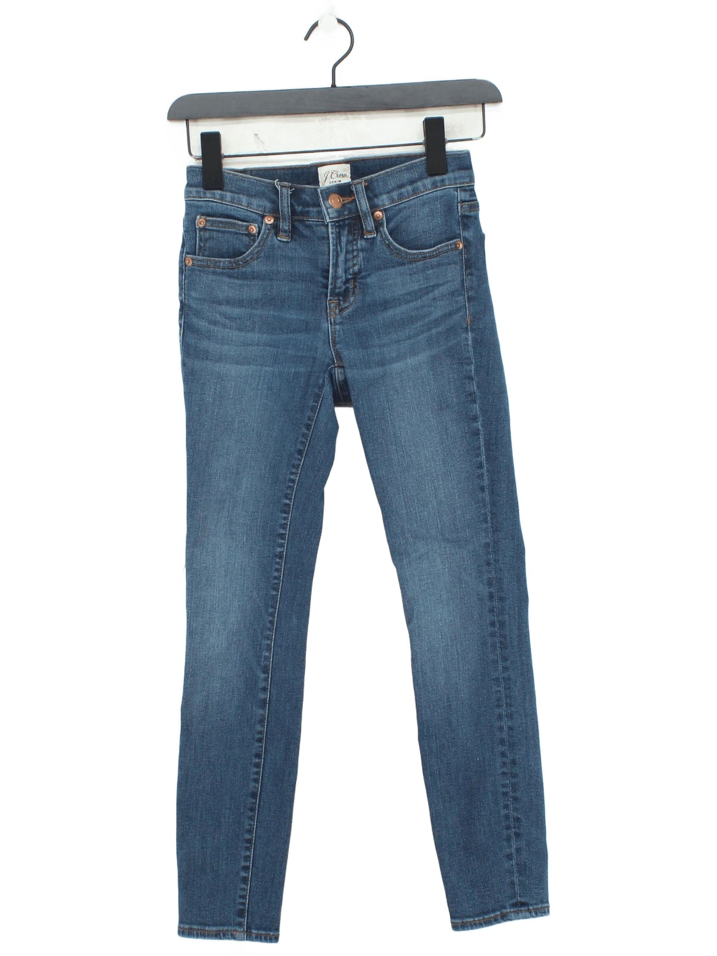 J. Crew Women's Jeans W 23 in Blue Cotton with Elastane Skinny