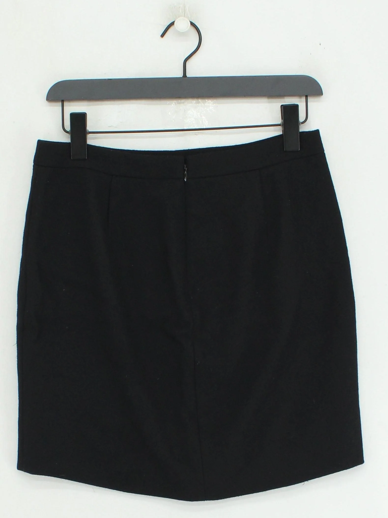 J. Crew Women's Mini Skirt UK 2 Black Wool with Polyester Short Mini - Image 2