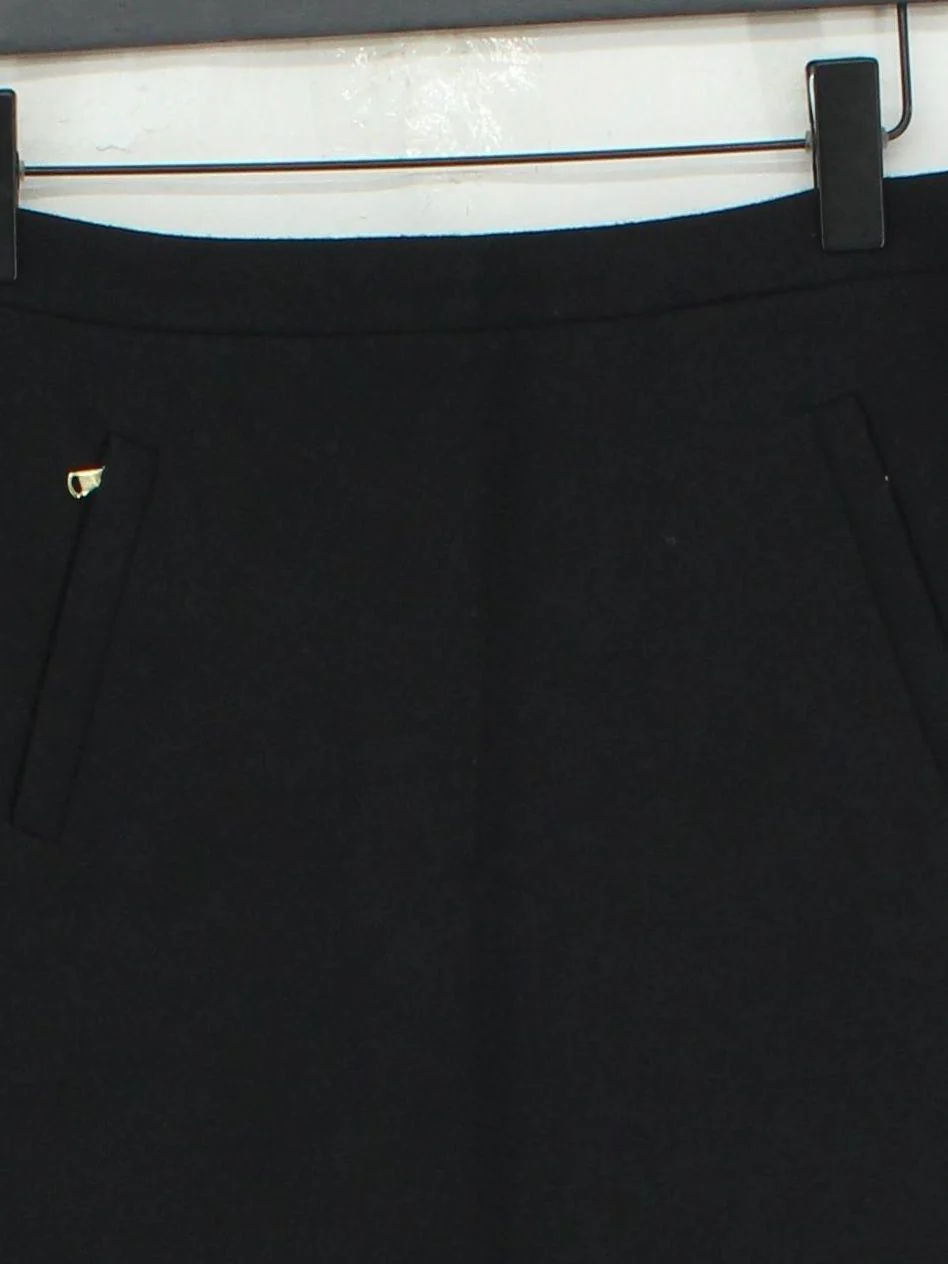 J. Crew Women's Mini Skirt UK 2 Black Wool with Polyester Short Mini - Image 3