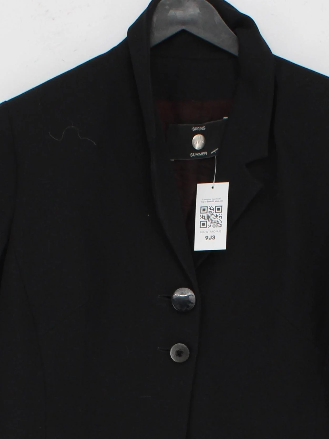 J.Lindeberg Women's Blazer UK 12 Black 100% Other Overcoat - Image 3