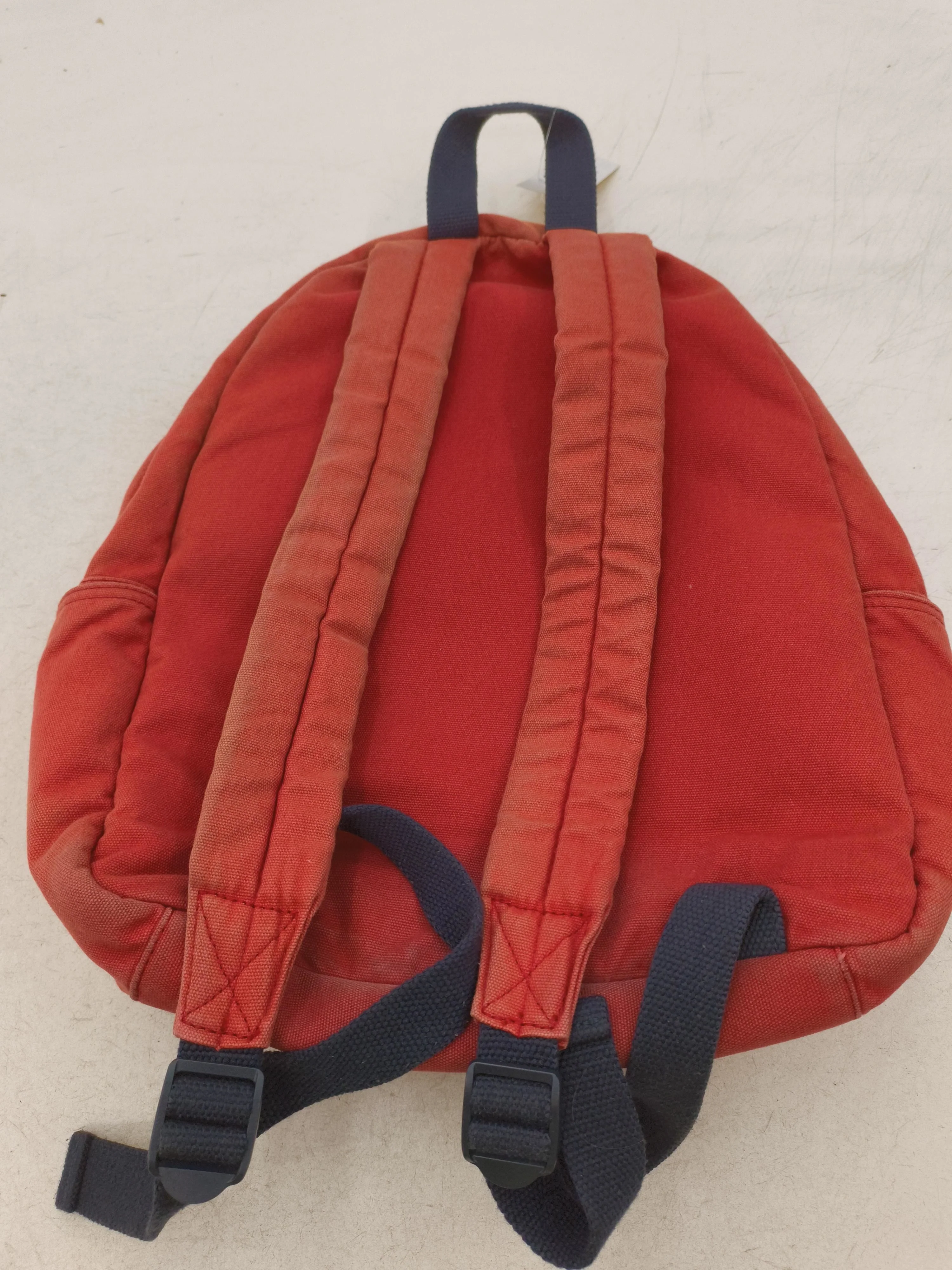 Jack Wills Men's Bag Red 100% Cotton Backpack - Image 2