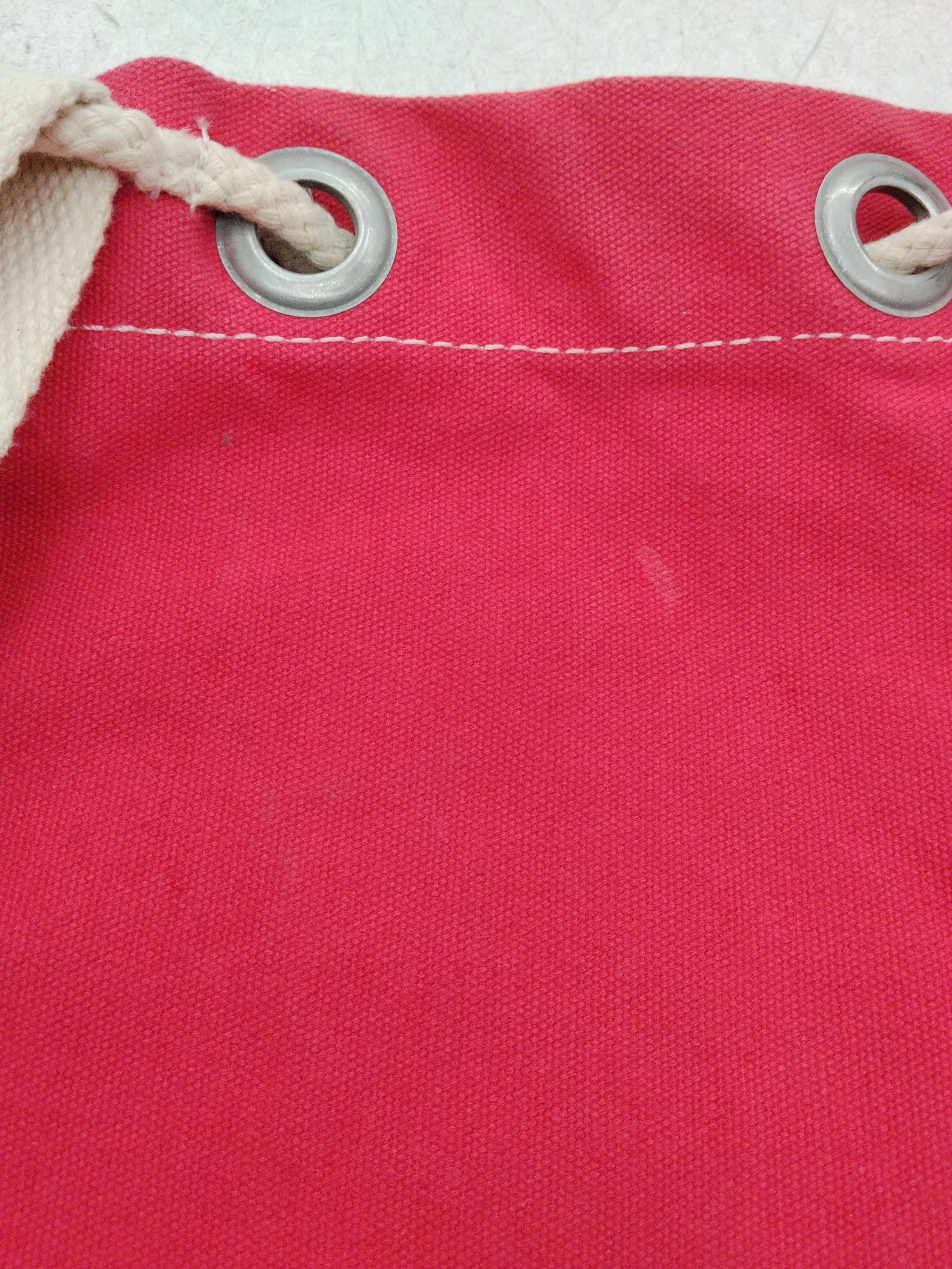 Jack Wills Men's Bag Red 100% Cotton Backpack - Image 5
