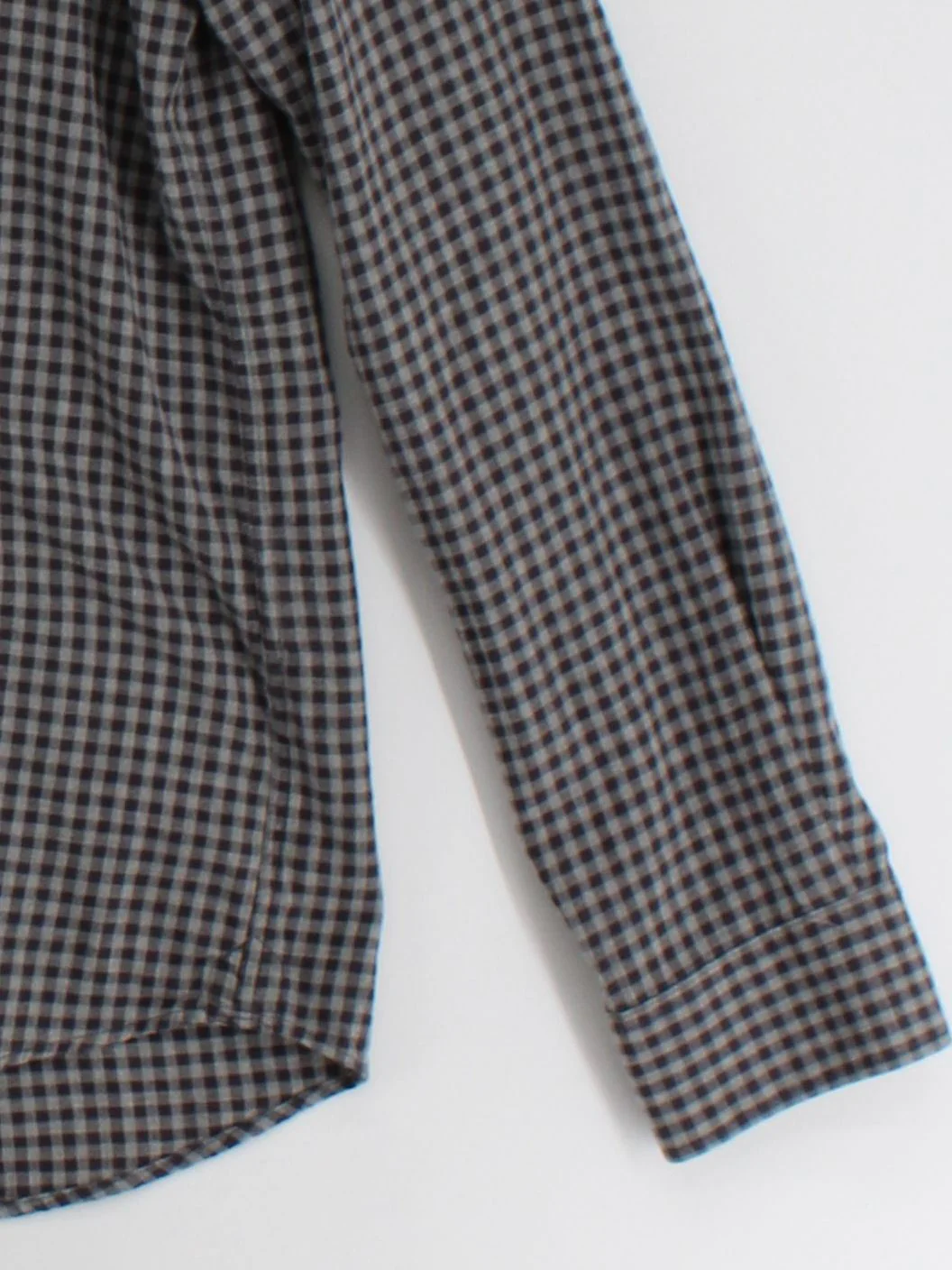 Jack Wills Men's Shirt L Grey Checkered 100% Cotton Basic - Image 4