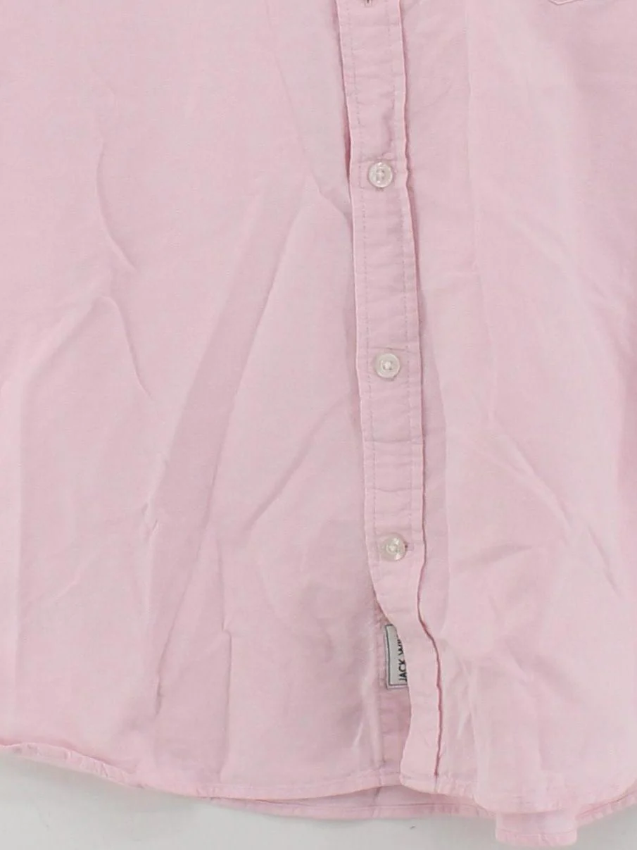 Jack Wills Men's Shirt XL Pink 100% Cotton Basic - Image 4