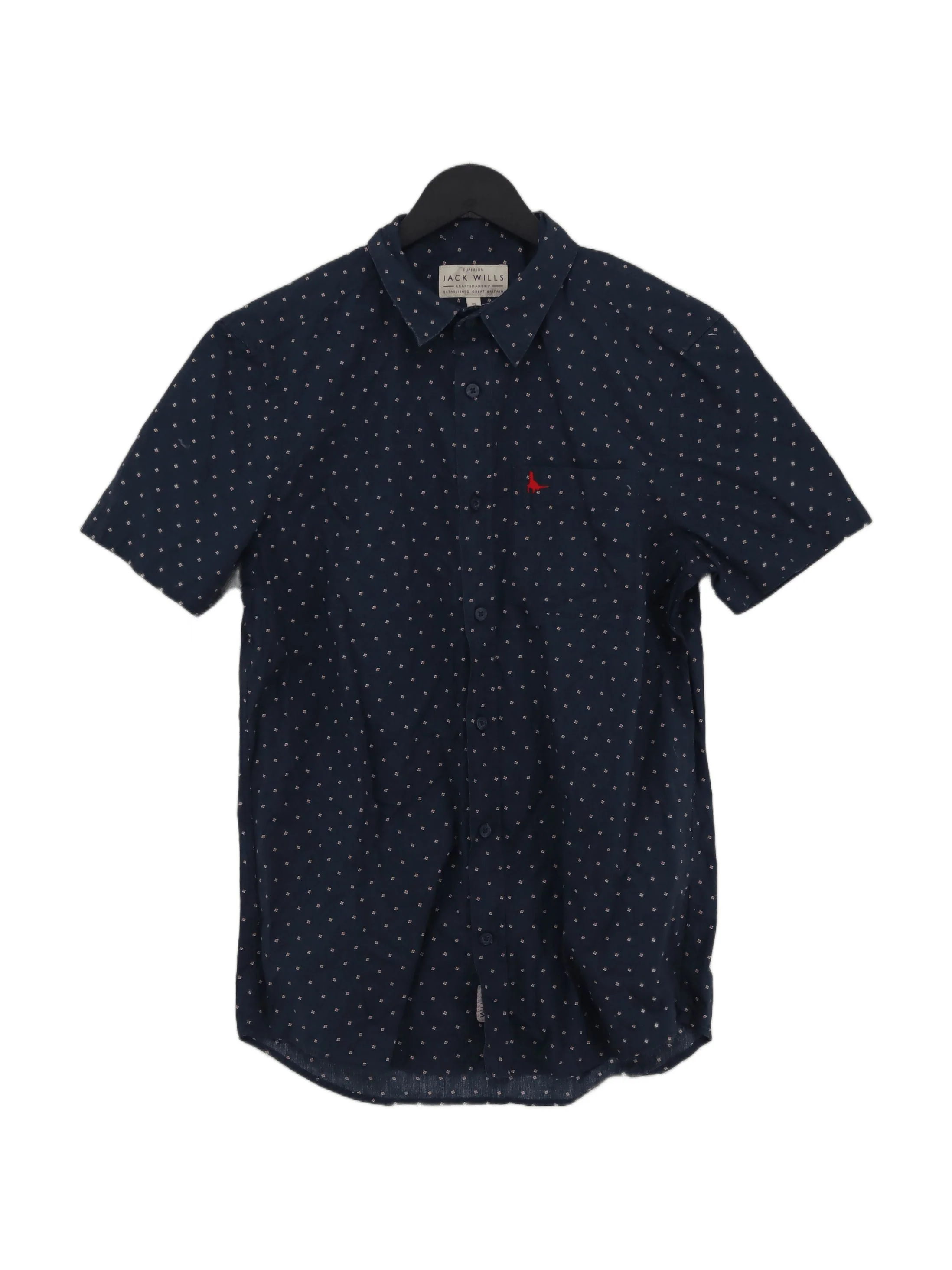 Jack Wills Men's Shirt XS Blue 100% Cotton Basic