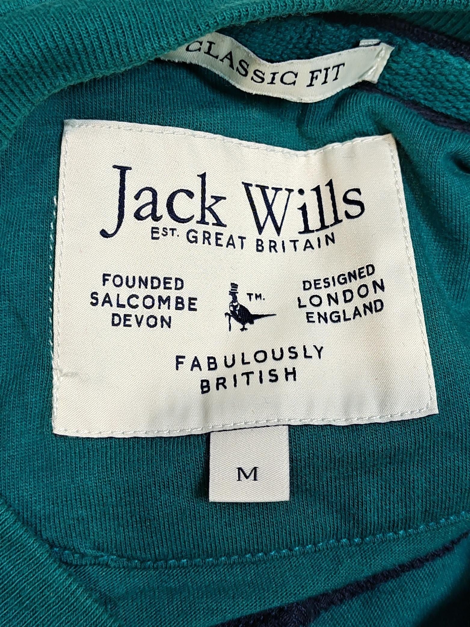 Jack Wills Men's T-Shirt M Green Graphic Cotton with Polyester Basic - Image 5