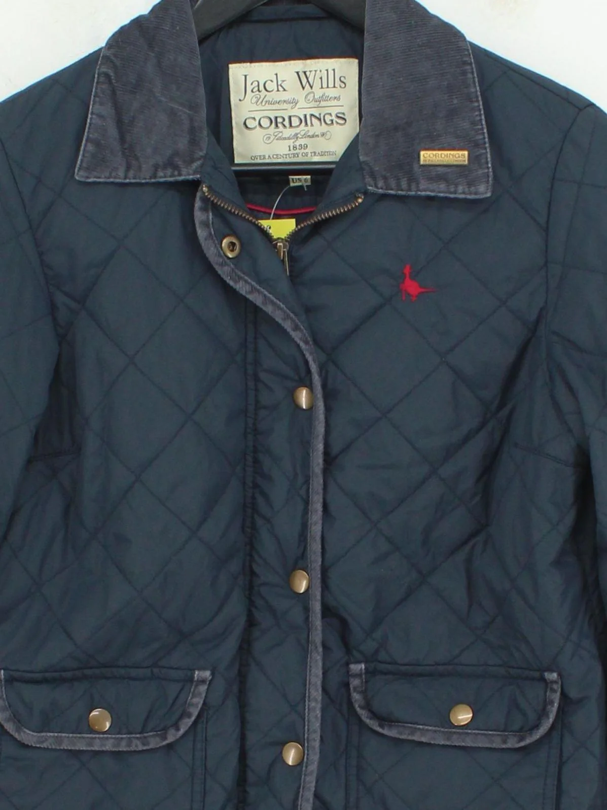 Jack Wills Rain Coat jacket blue - Image 3