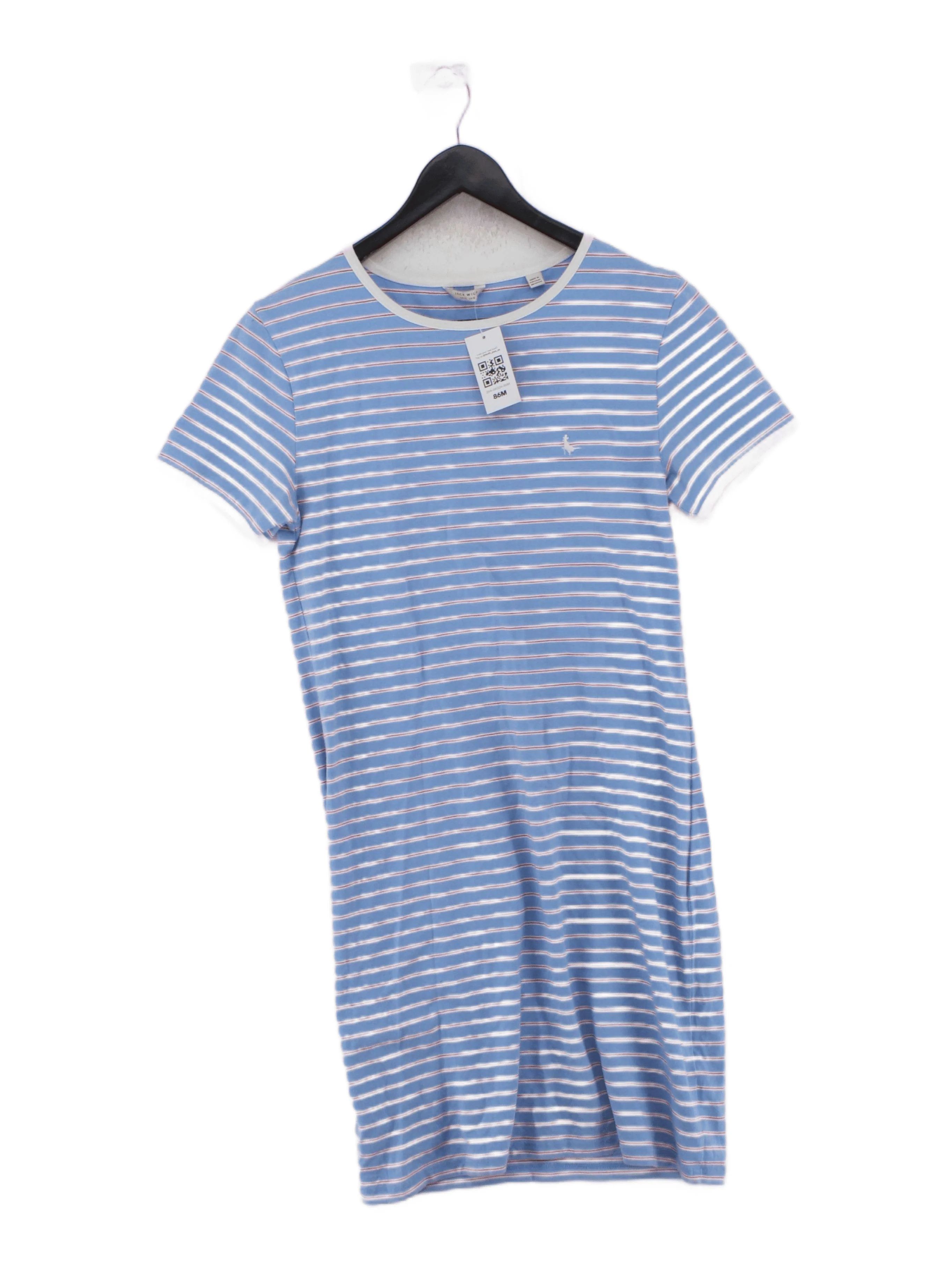 Jack Wills T-Shirt Mini Dress UK12 in Blue