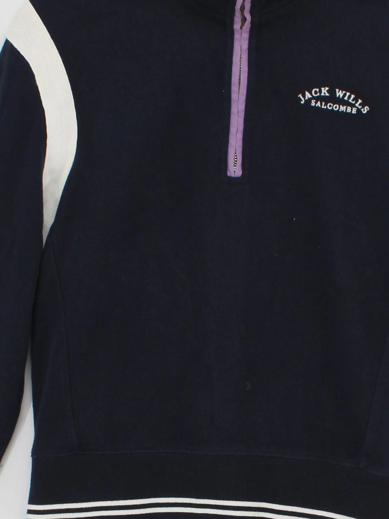 Jack Wills Women's Hoodie UK 8 Blue 100% Cotton Pullover - Image 3