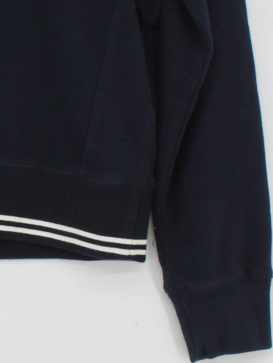 Jack Wills Women's Hoodie UK 8 Blue 100% Cotton Pullover - Image 4