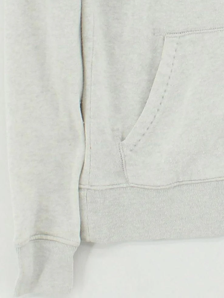 Jack Wills Women's Hoodie UK 8 Grey Graphic Polyester with Cotton Pullover - Image 4
