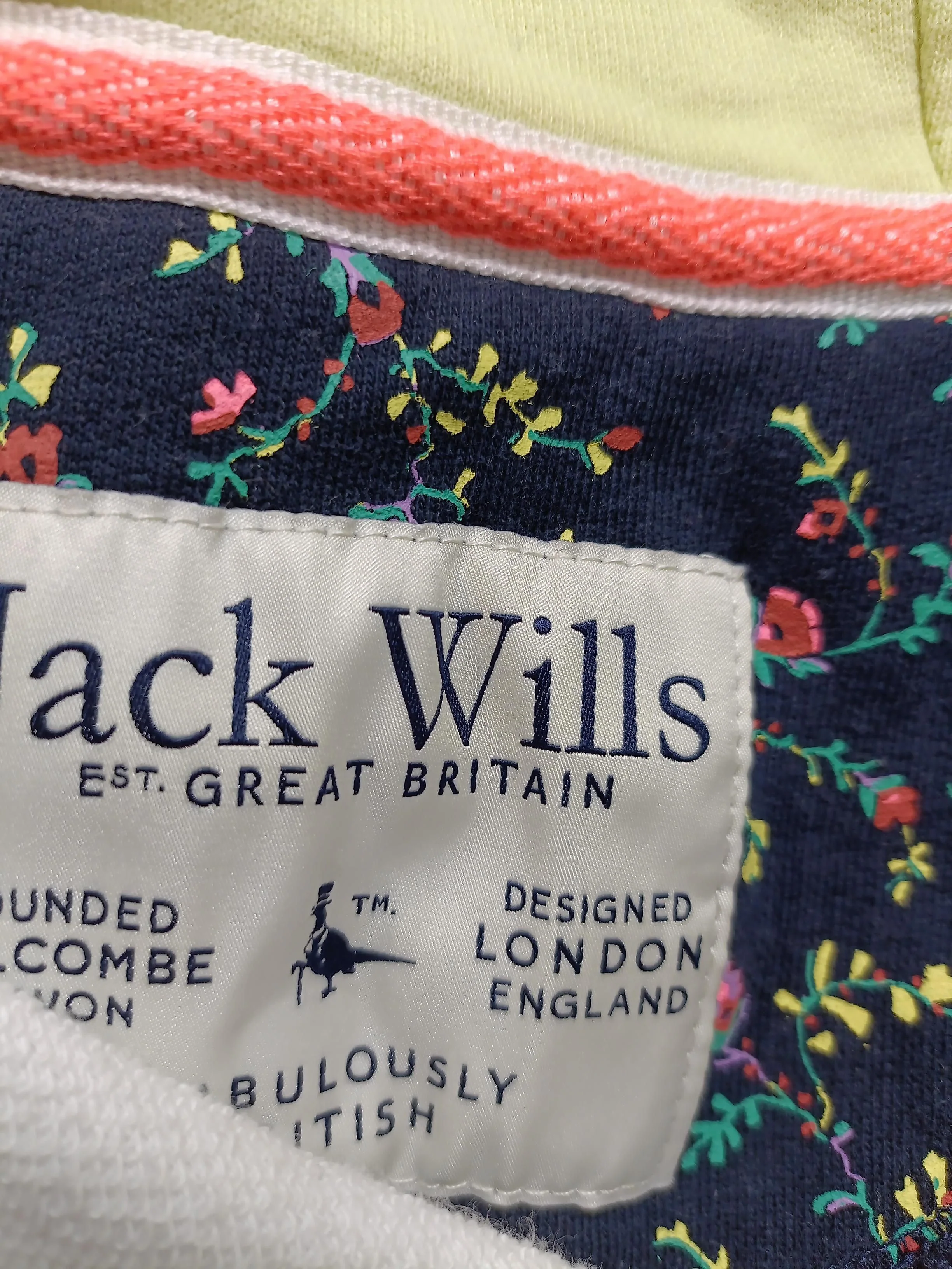 Jack Wills Women's Hoodie UK 8 White 100% Cotton Pullover - Image 6