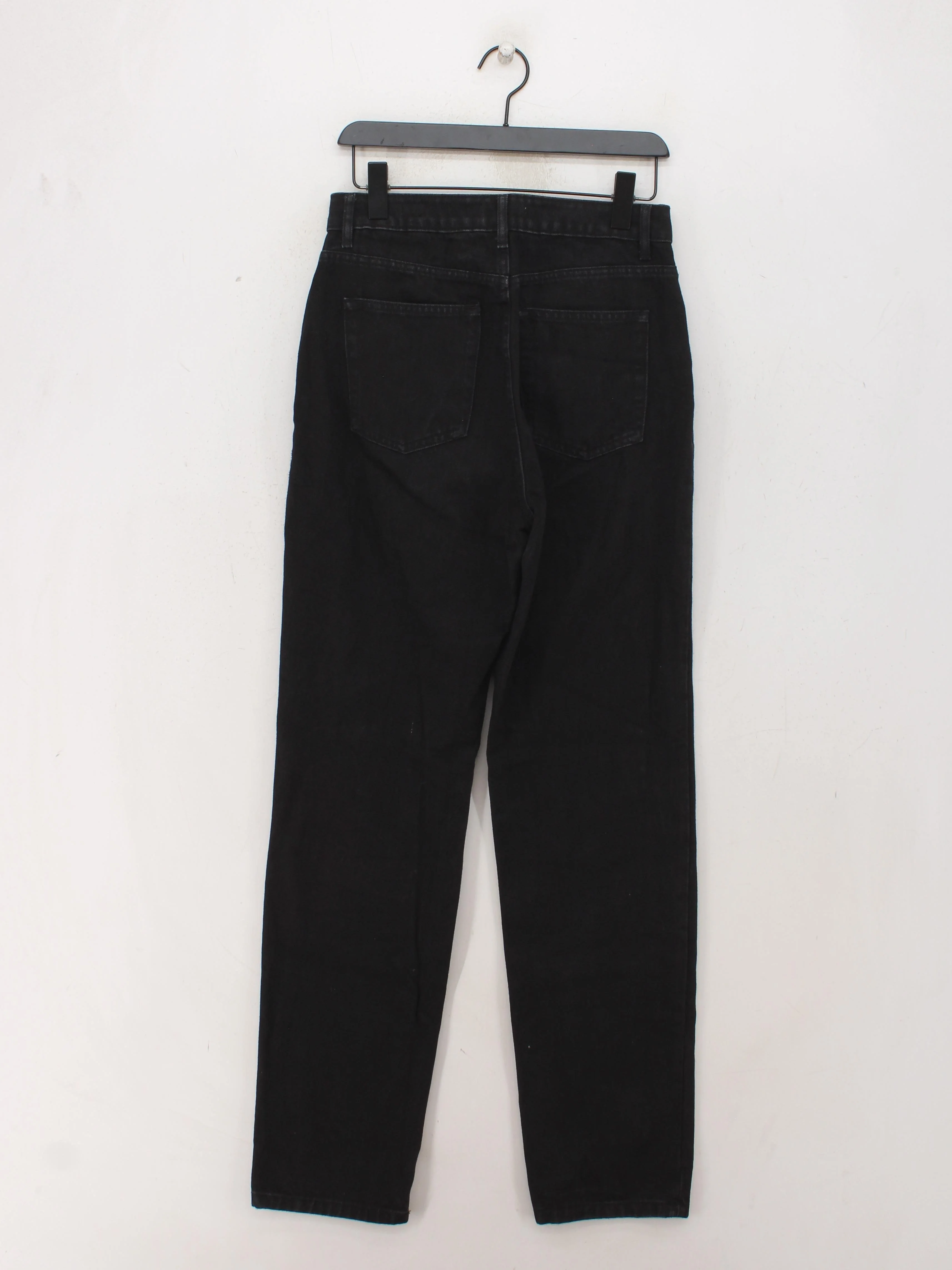 Jack Wills Women's Jeans W 28 in; L 32 in Black 100% Cotton Mom - Image 2