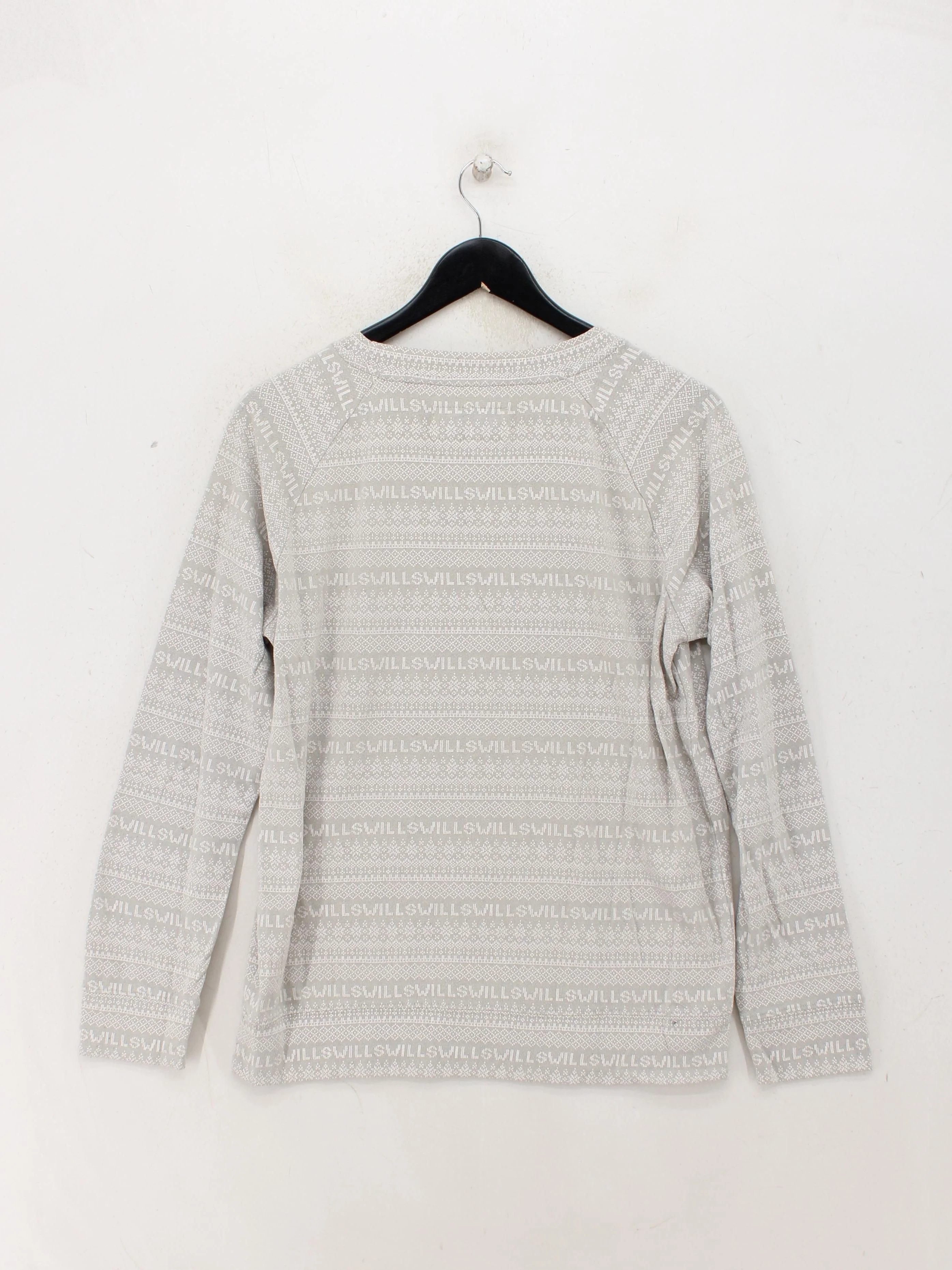 Jack Wills Women's Jumper S Grey Polyester with Viscose, Cotton Pullover - Image 2