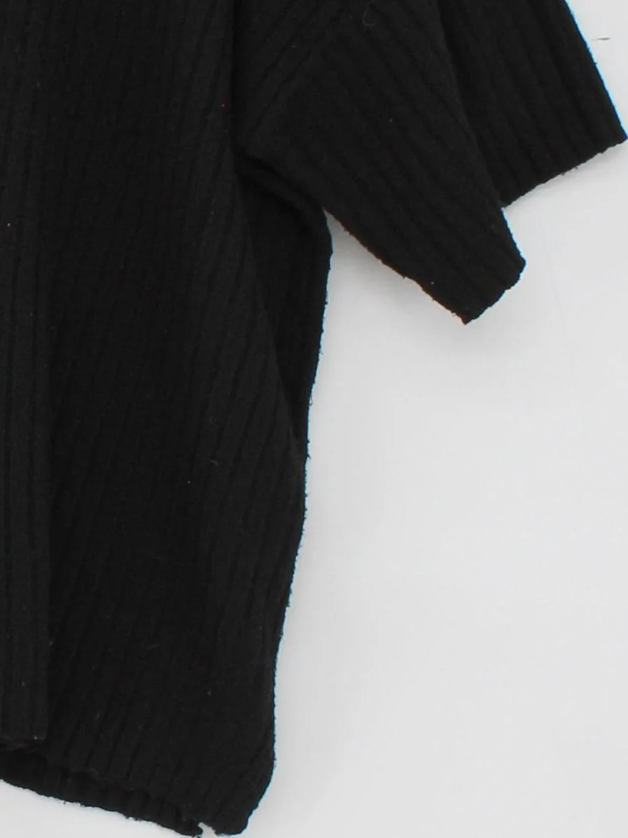 Jack Wills Women's Jumper UK 16 Black Polyester with Elastane Crew Neck Pullover - Image 4