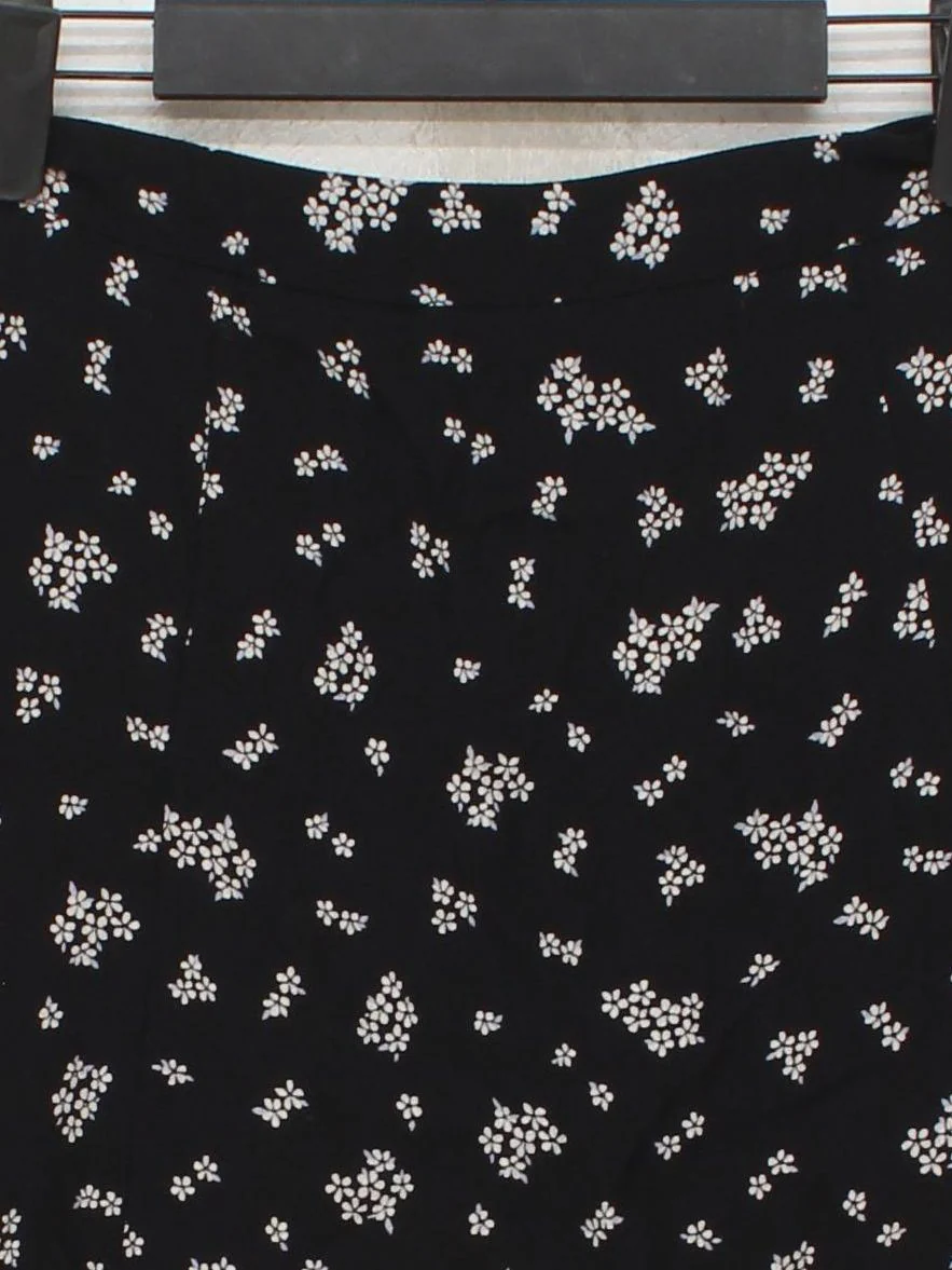 Jack Wills Women's Mini Skirt UK 8 Black Floral 100% Other Short Mini - Image 3