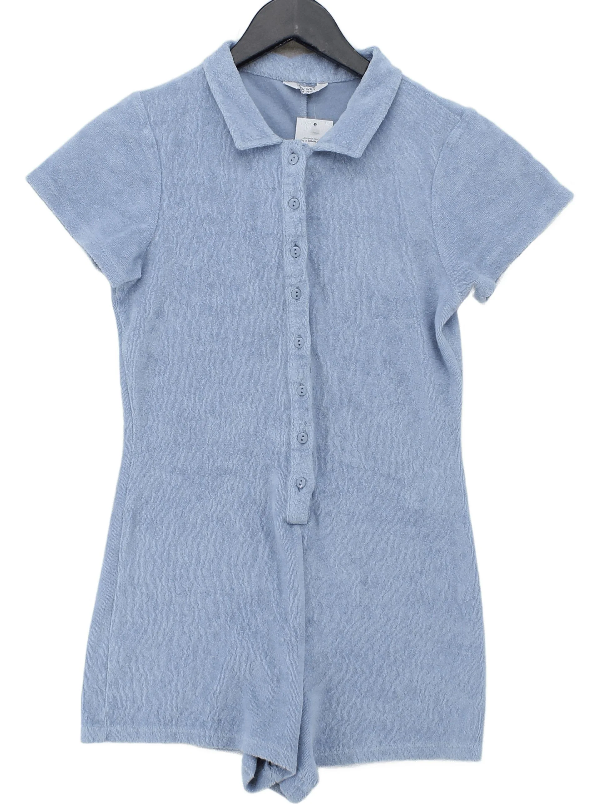 Jack Wills Women's Playsuit UK 8 Blue Cotton with Polyester Playsuit