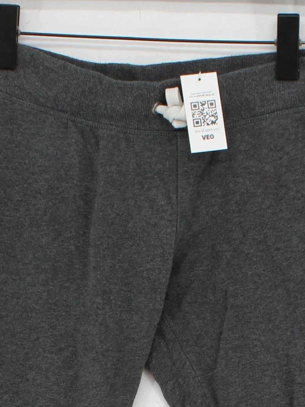 Jack Wills Women's Sports Bottoms UK 12 Grey Cotton with Elastane Sweatpants - Image 3
