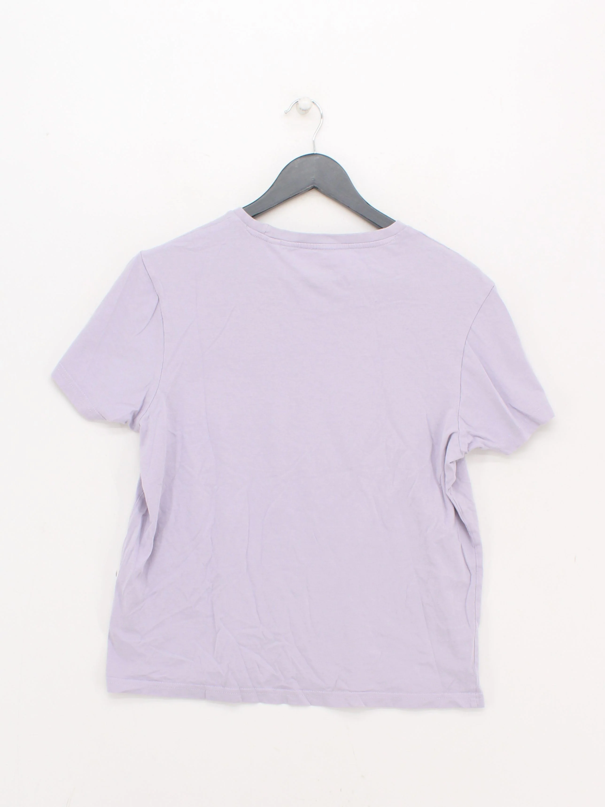 Jack Wills Women's T-Shirt UK 10 Purple 100% Cotton Short Sleeve Crew Neck Basic - Image 2