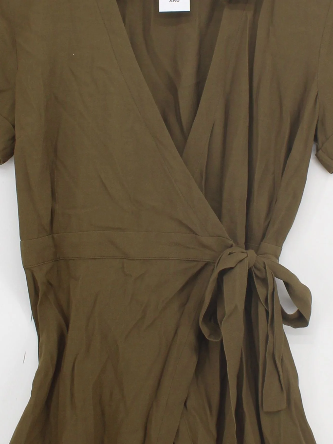 Jack Wills Wrap Mini Dress UK6 in Green - Image 3
