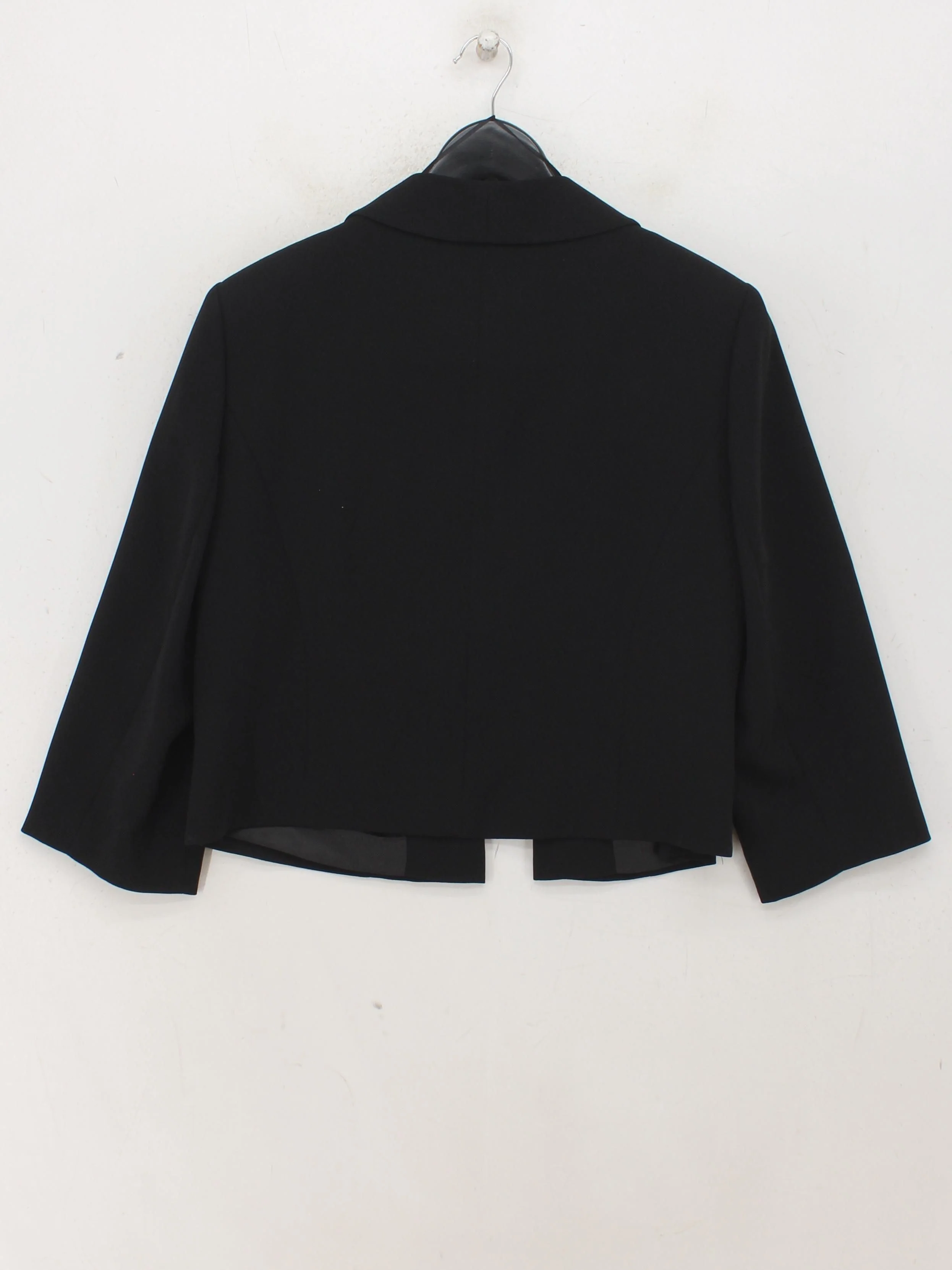 Jacques Vert Women's Blazer UK 16 Black Polyester with Elastane Overcoat - Image 2