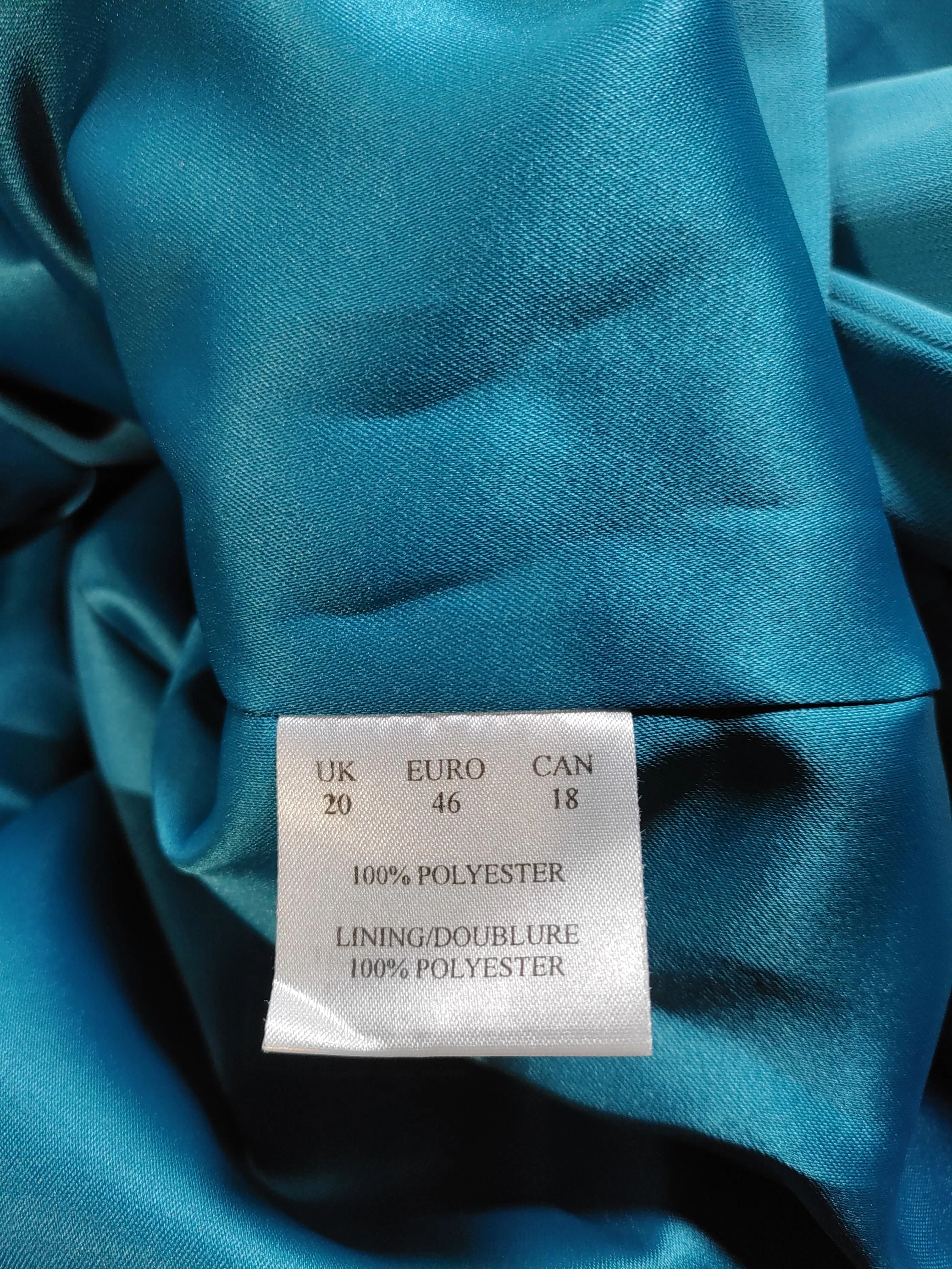 Jacques Vert Women's Blazer UK 20 Blue 100% Polyester Overcoat - Image 6