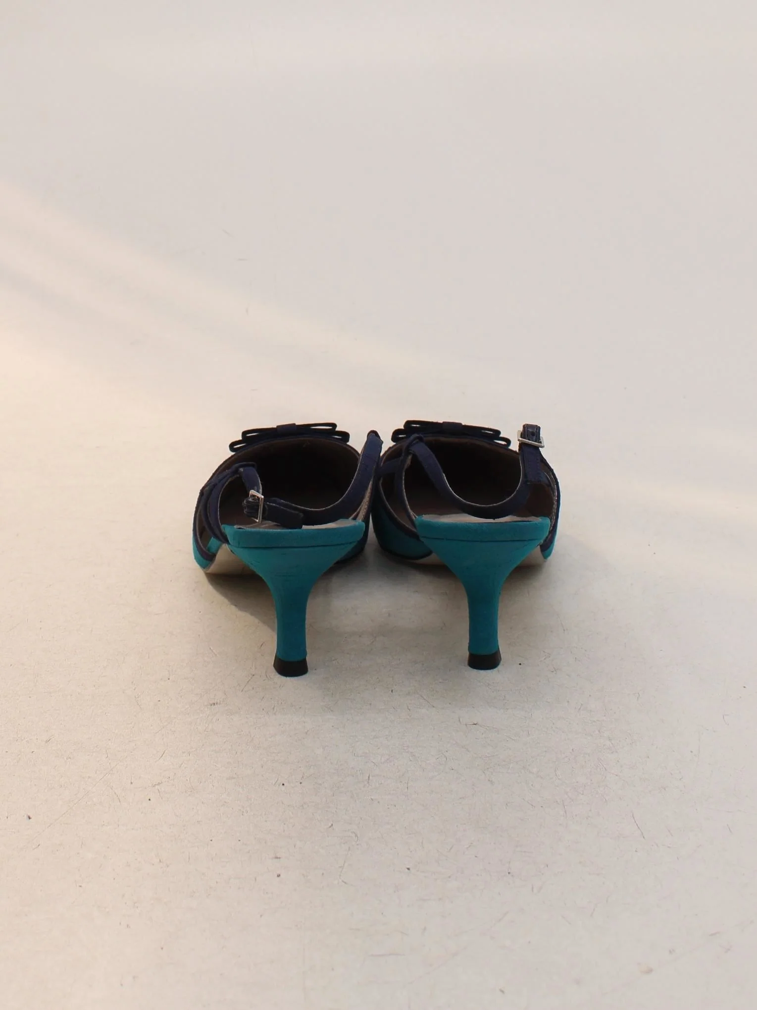 Jacques Vert Women's Heels UK 7 Blue 100% Other Mule - Image 3