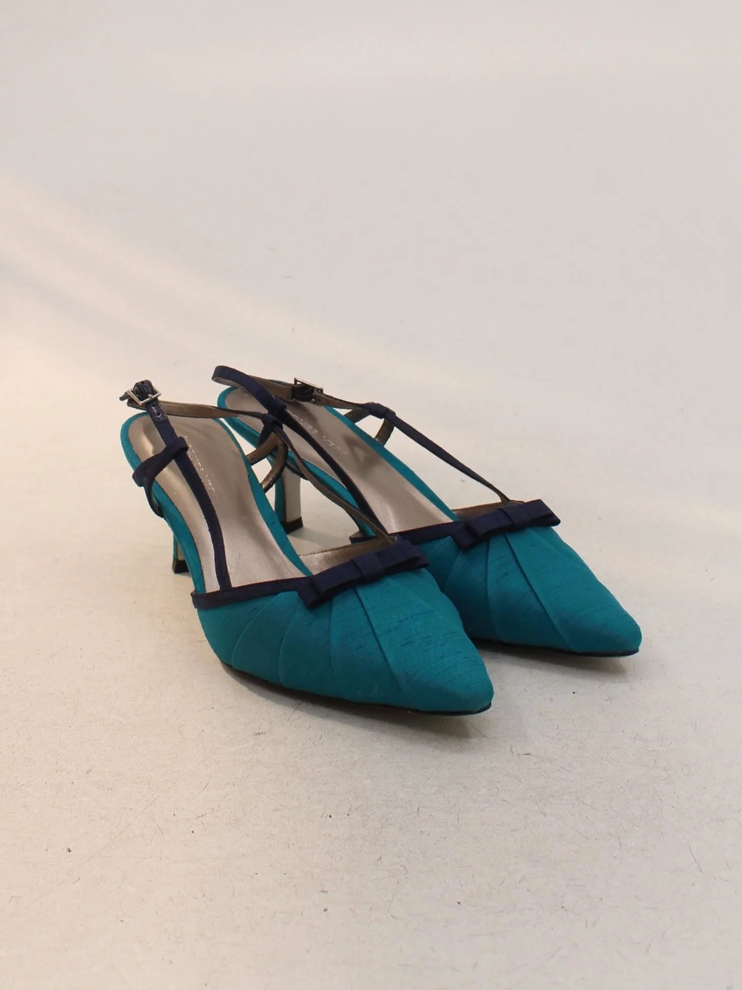 Jacques Vert Women's Heels UK 7 Blue 100% Other Mule - Image 4