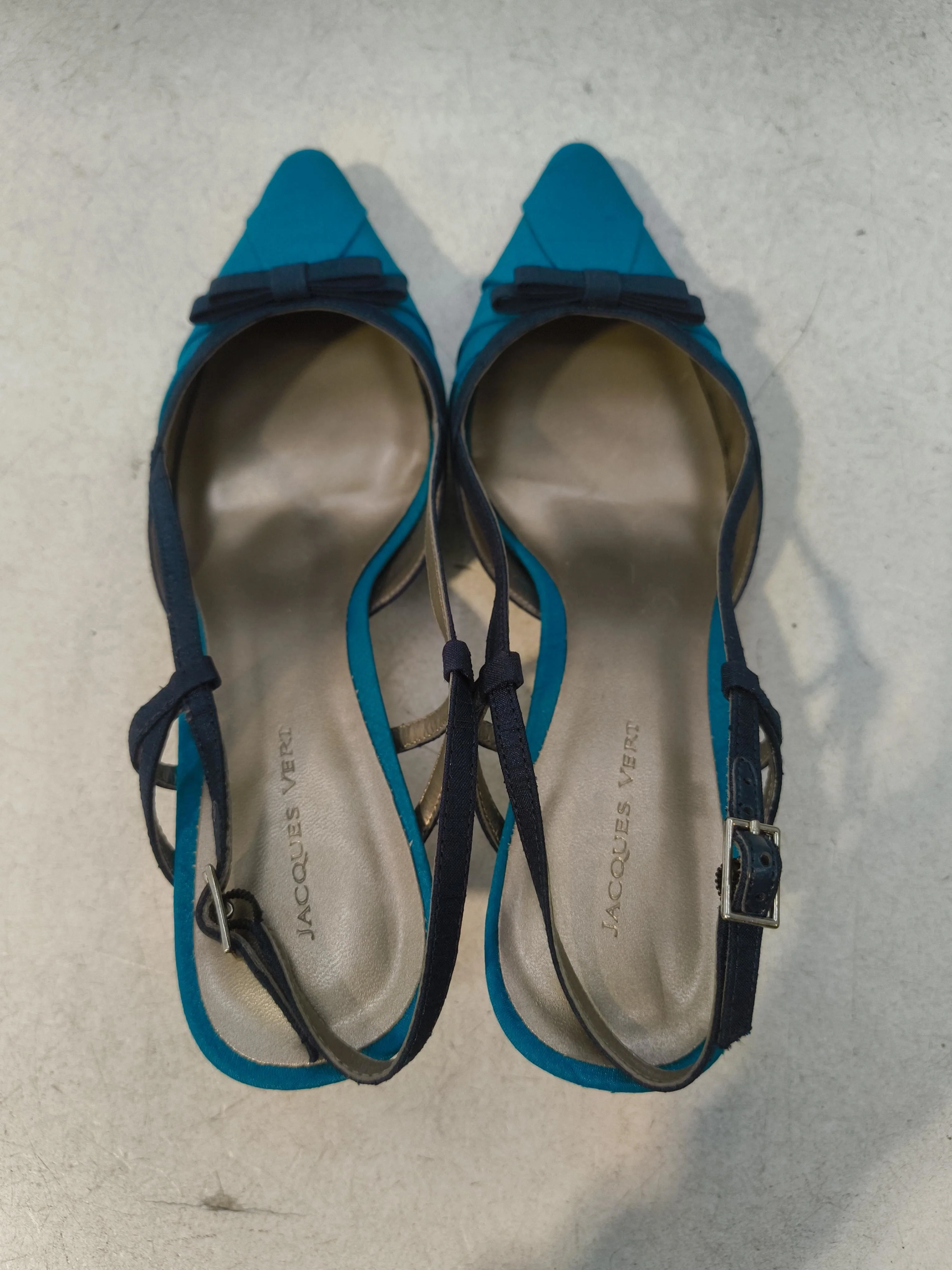 Jacques Vert Women's Heels UK 7 Blue 100% Other Mule - Image 6