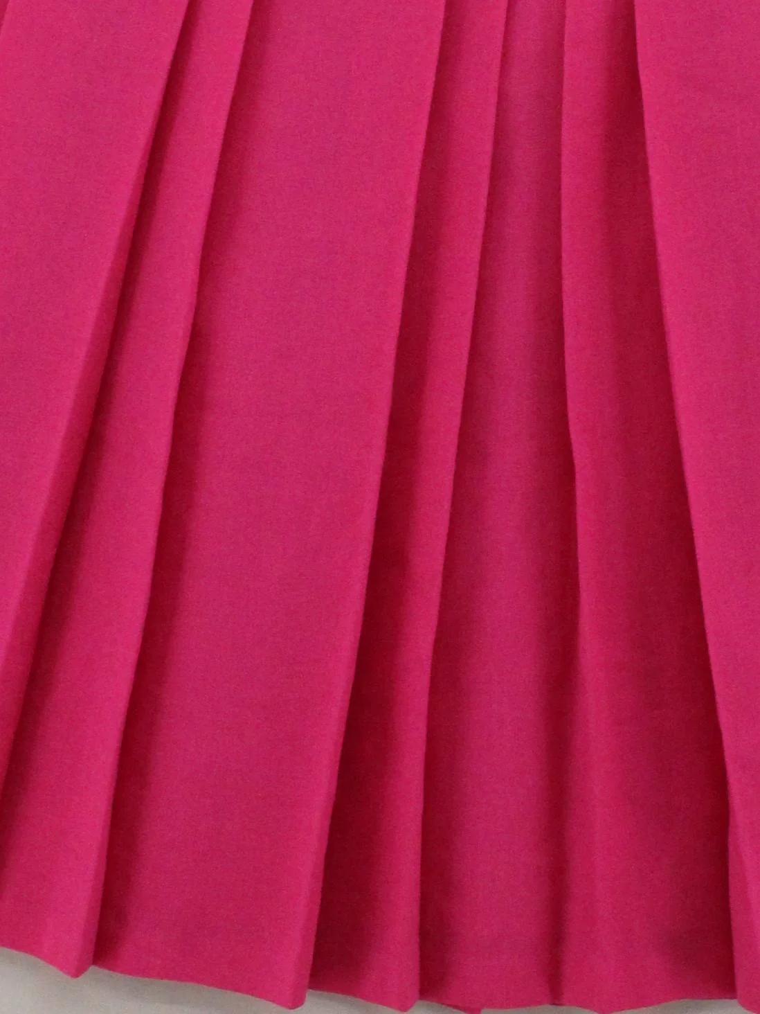 Jacques Vert Women's Midi Skirt UK 12 Pink Polyester with Wool Midi Pleated - Image 4