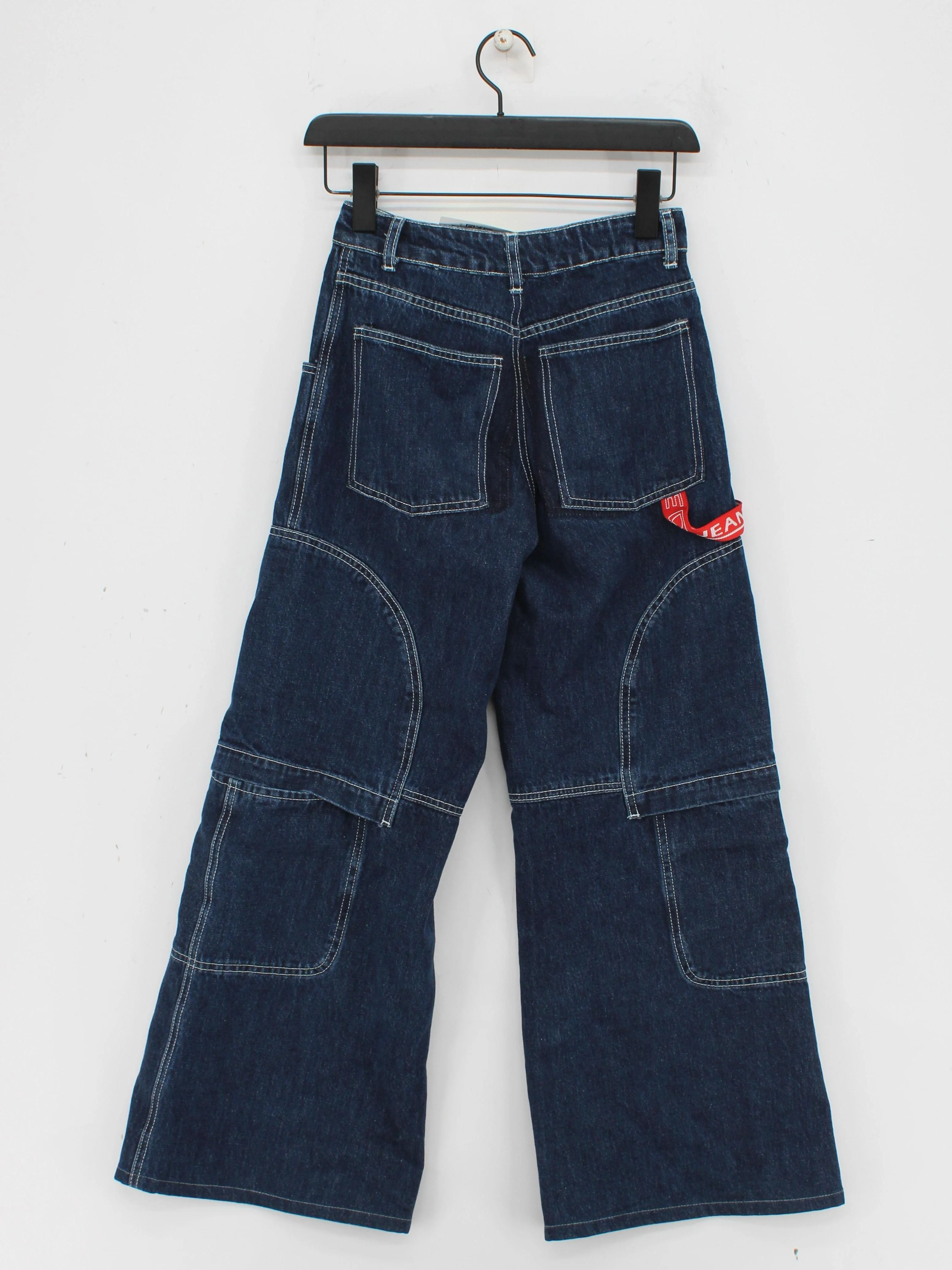 Jaded London Women's Jeans W 24 in Blue 100% Cotton Wide-Leg - Image 2