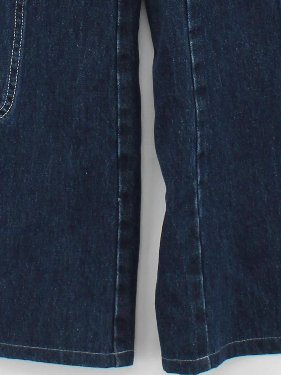 Jaded London Women's Jeans W 24 in Blue 100% Cotton Wide-Leg - Image 4