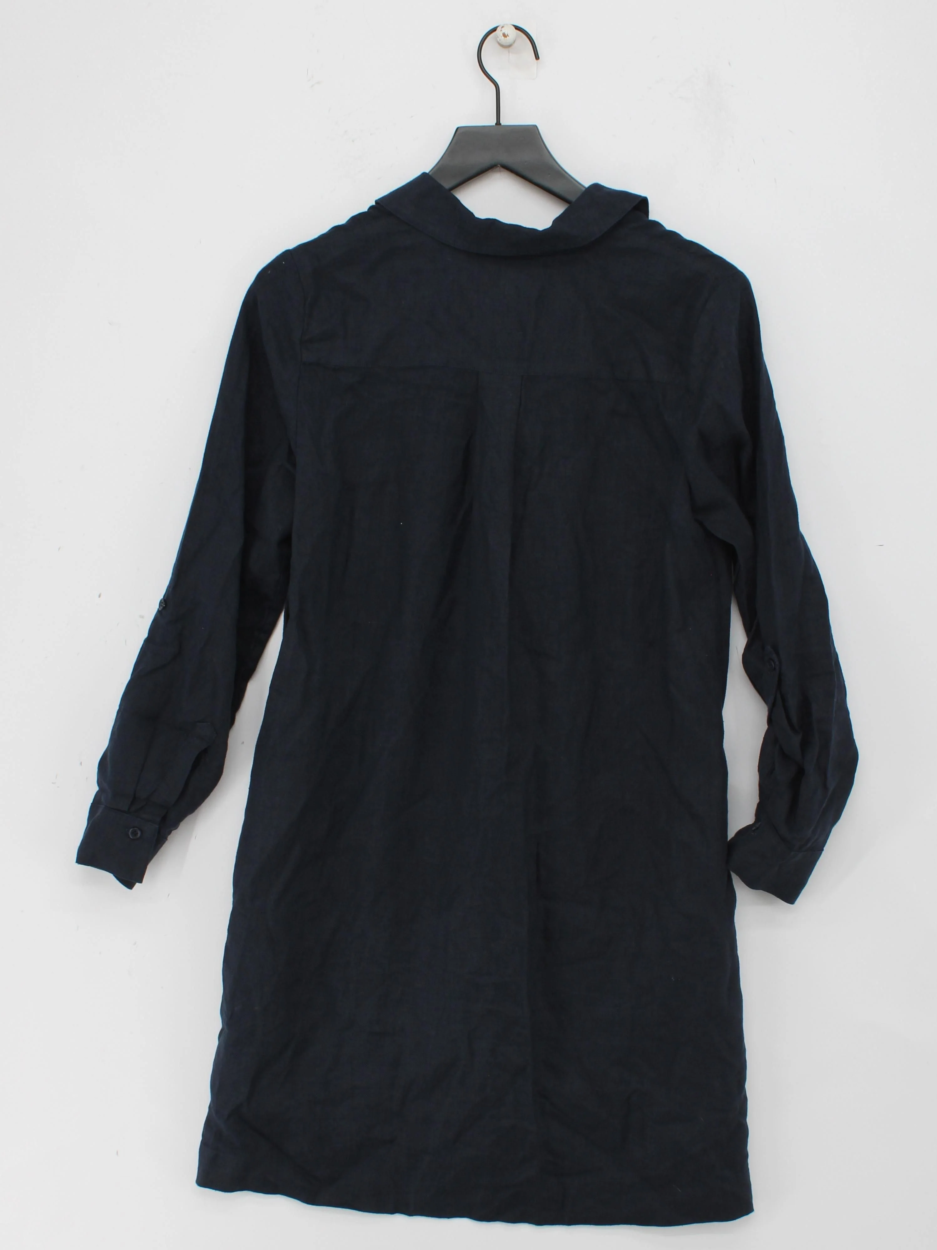 Jaeger A-Line Midi Dress UK10 in Blue - Image 2