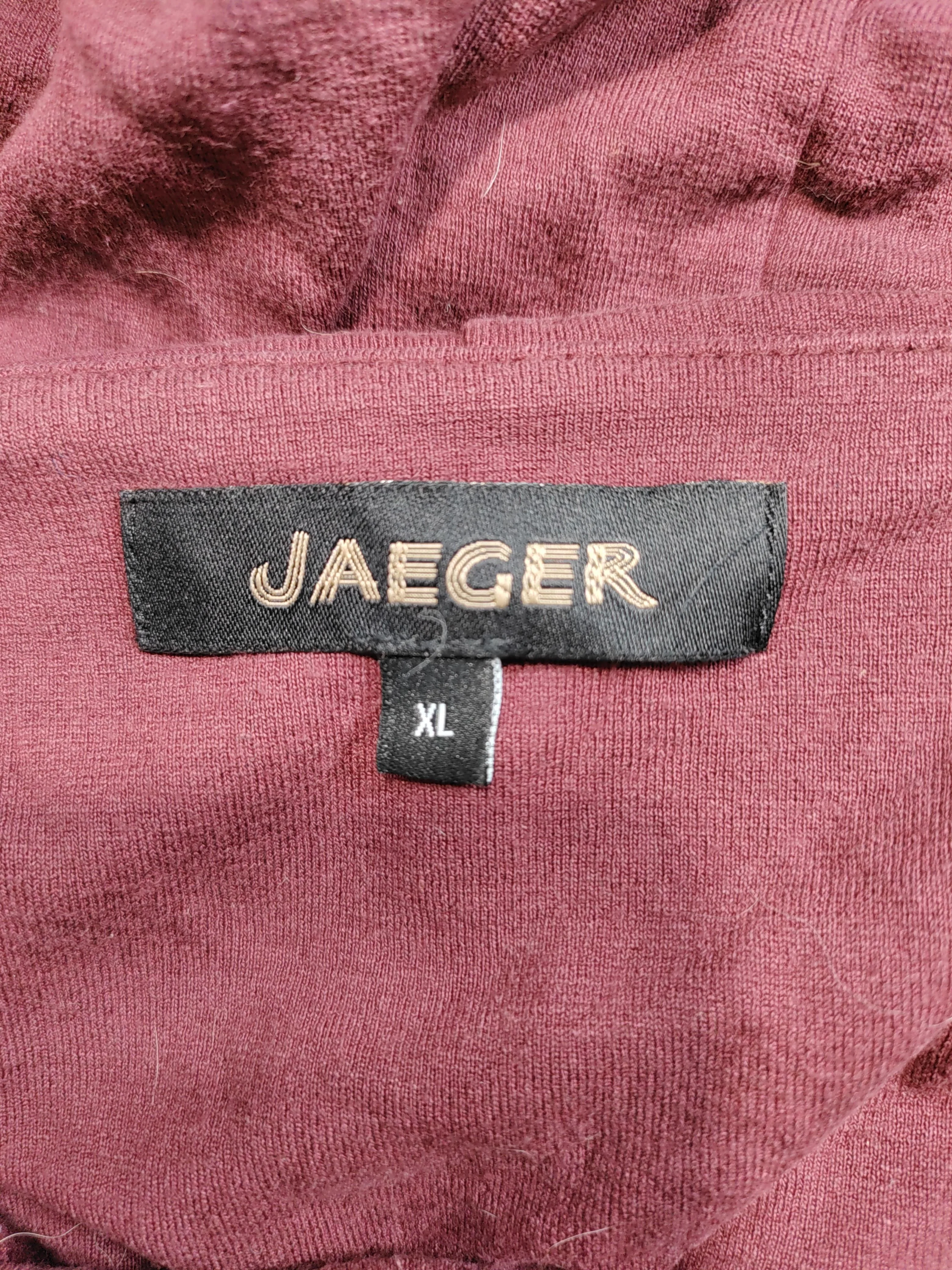 Jaeger A-Line Midi Dress XL in Red - Image 6