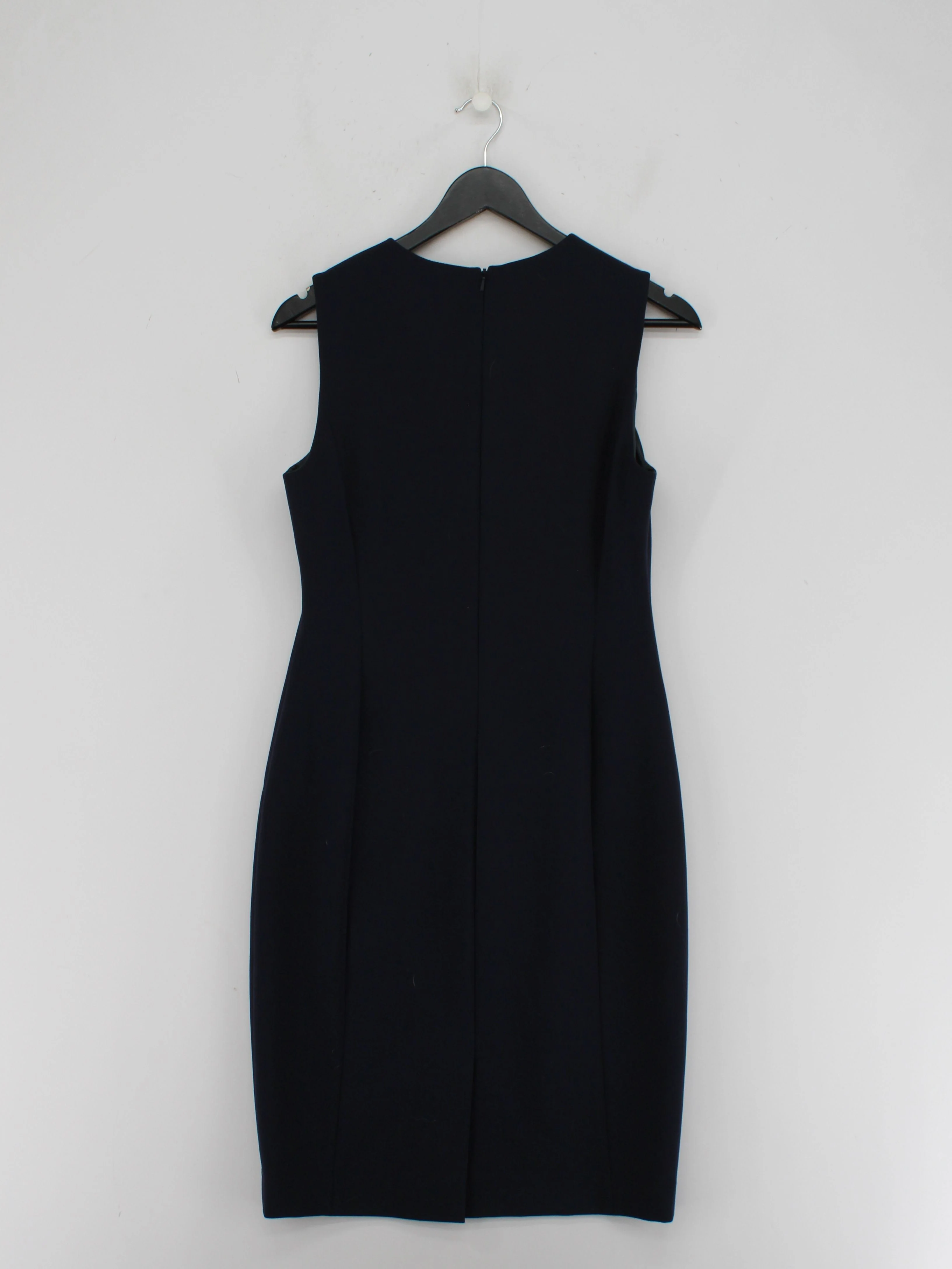 Jaeger Bodycon Midi Dress UK10 in Blue - Image 2