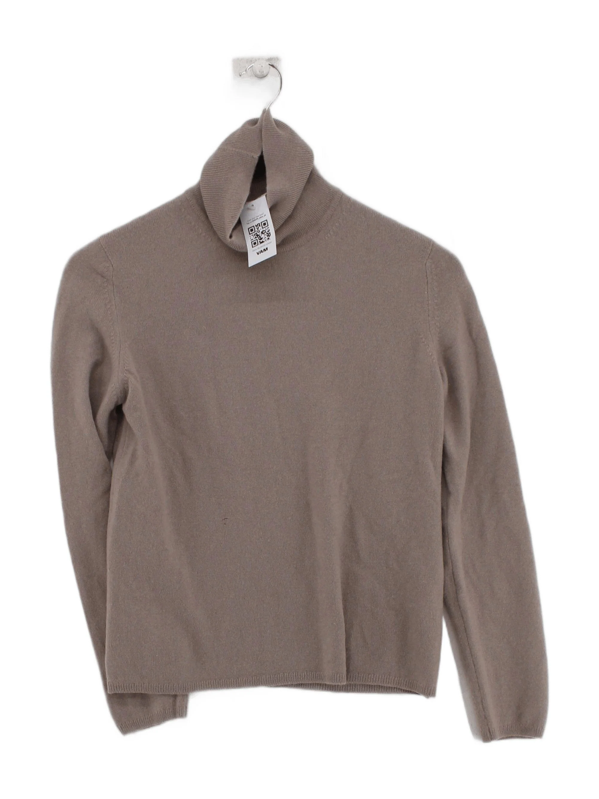 Jaeger Men's Jumper M Tan 100% Cashmere Roll Neck Pullover