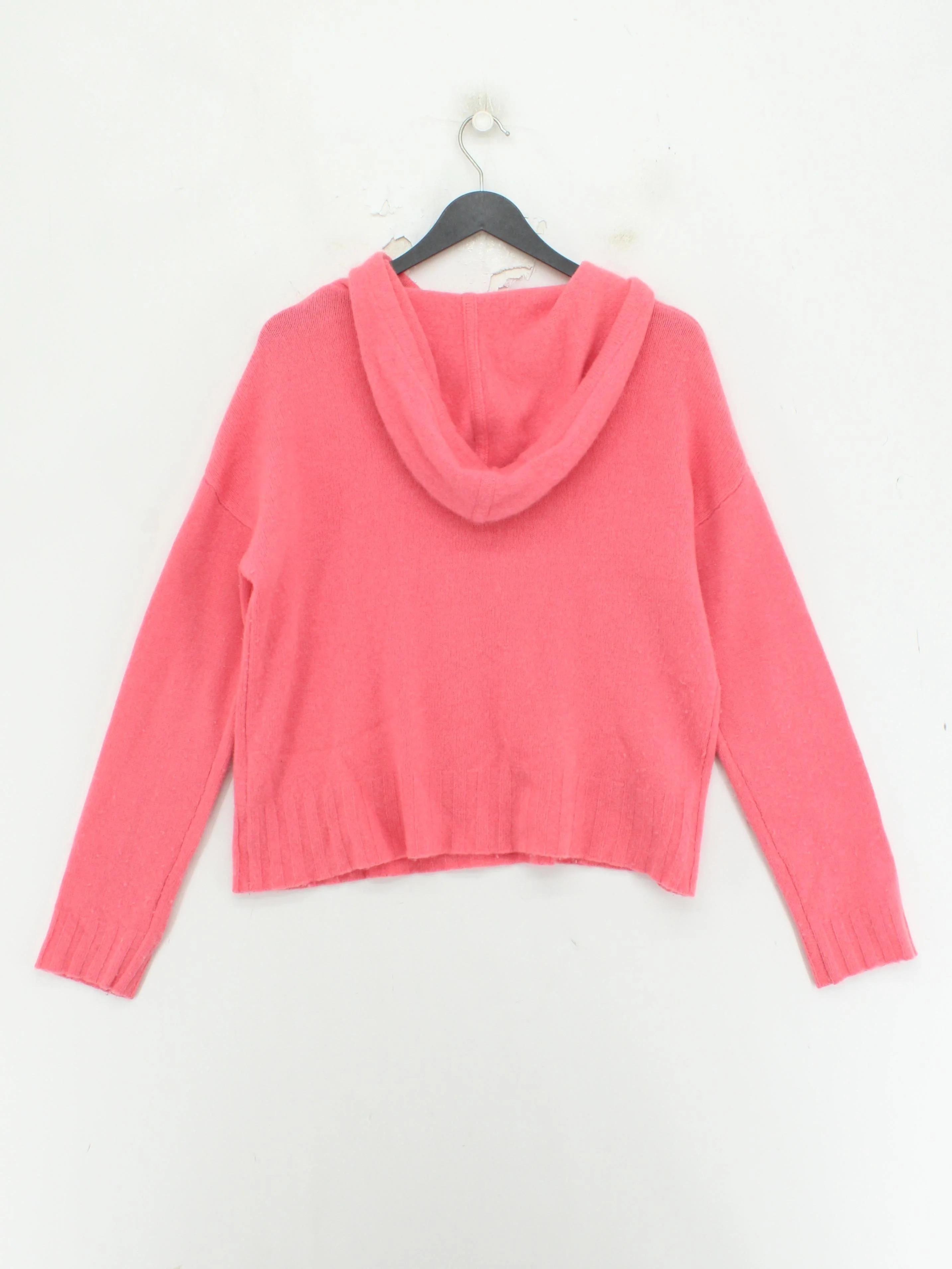 Jaeger Women's Hoodie M Pink 100% Cashmere Pullover - Image 2
