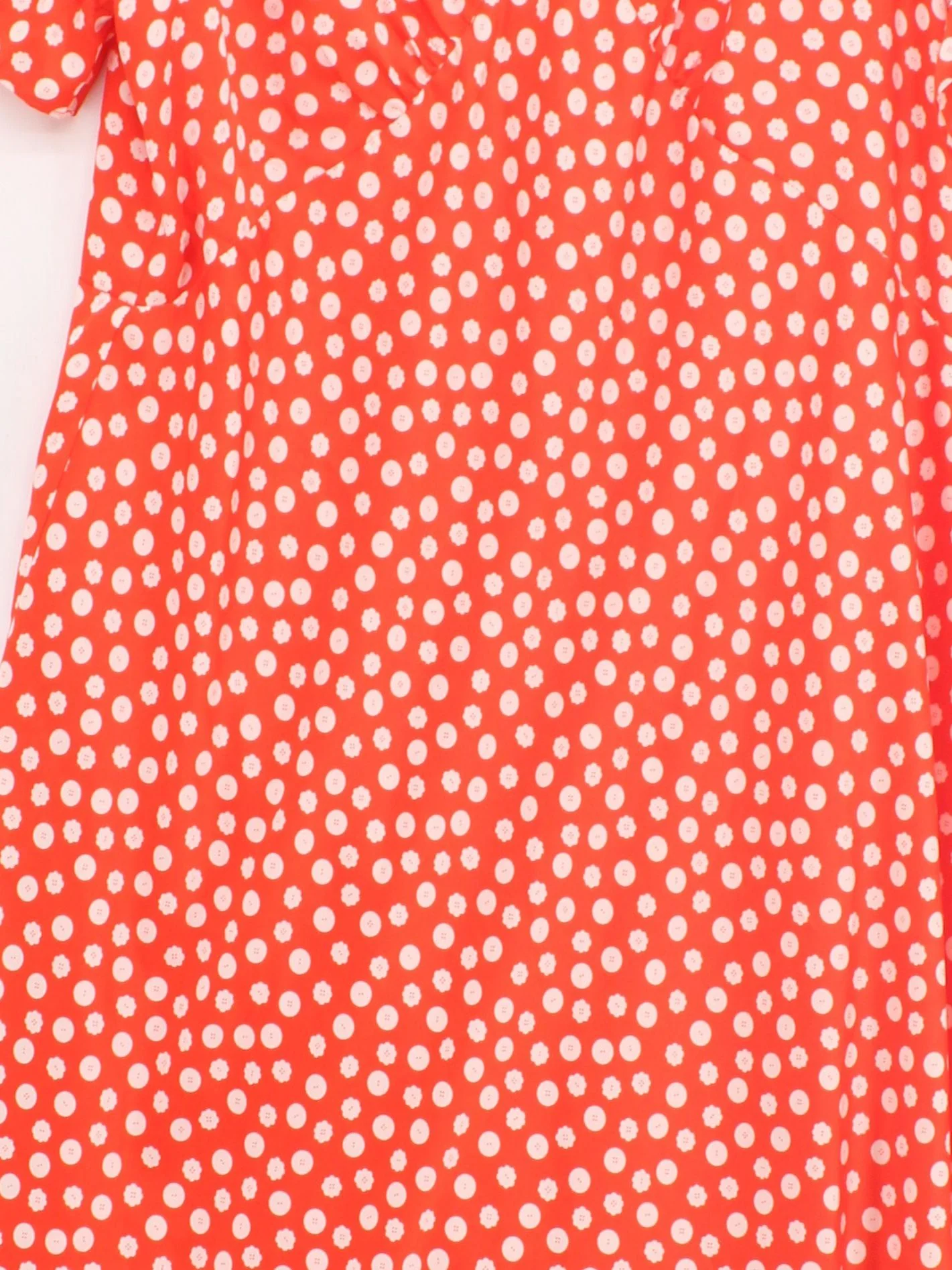 Jaeger Wrap Midi Dress UK16 in Red - Image 3