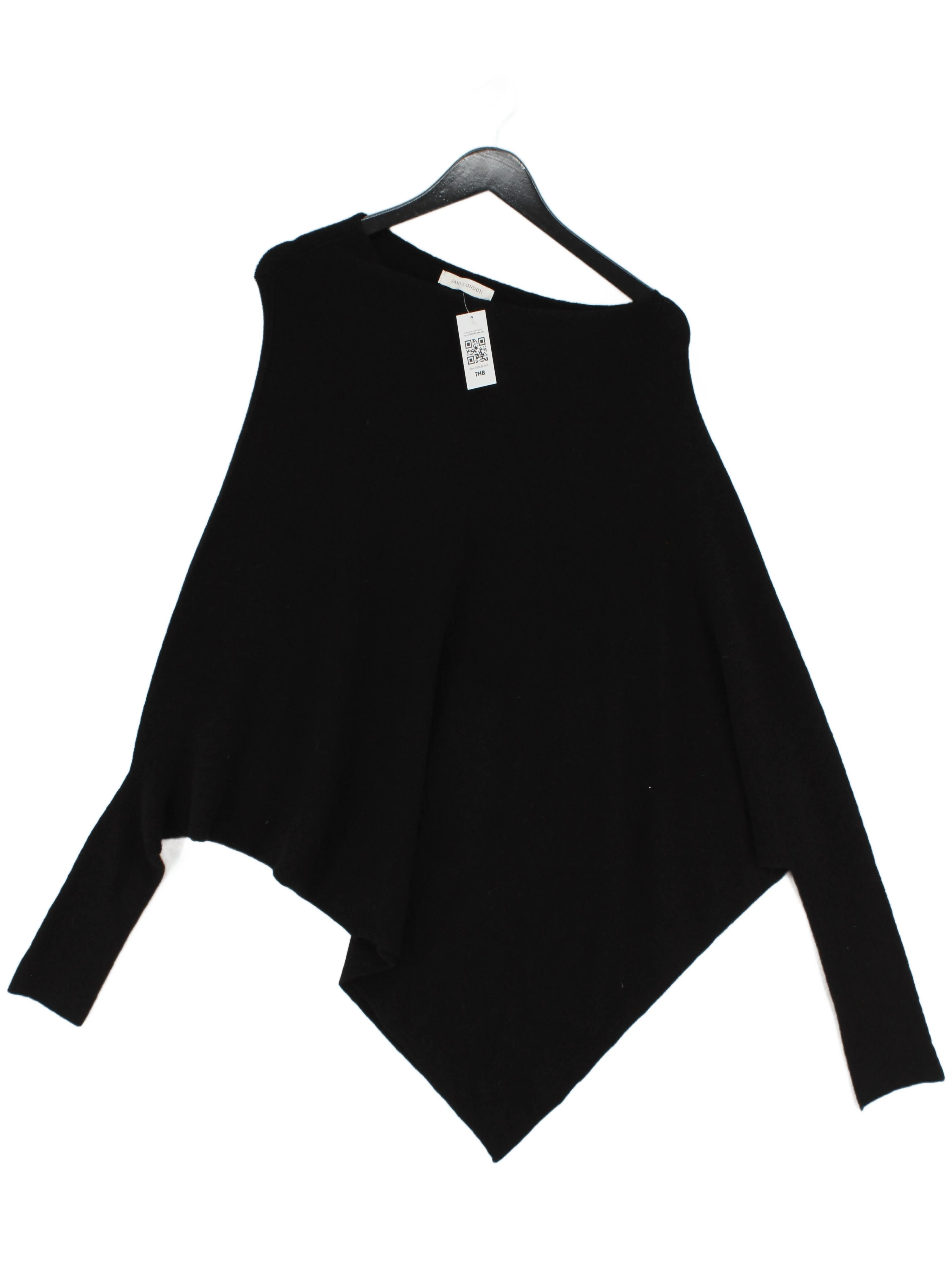 JAKI LONDON Women's Jumper Black Viscose with Polyester, Polyamide Pullover