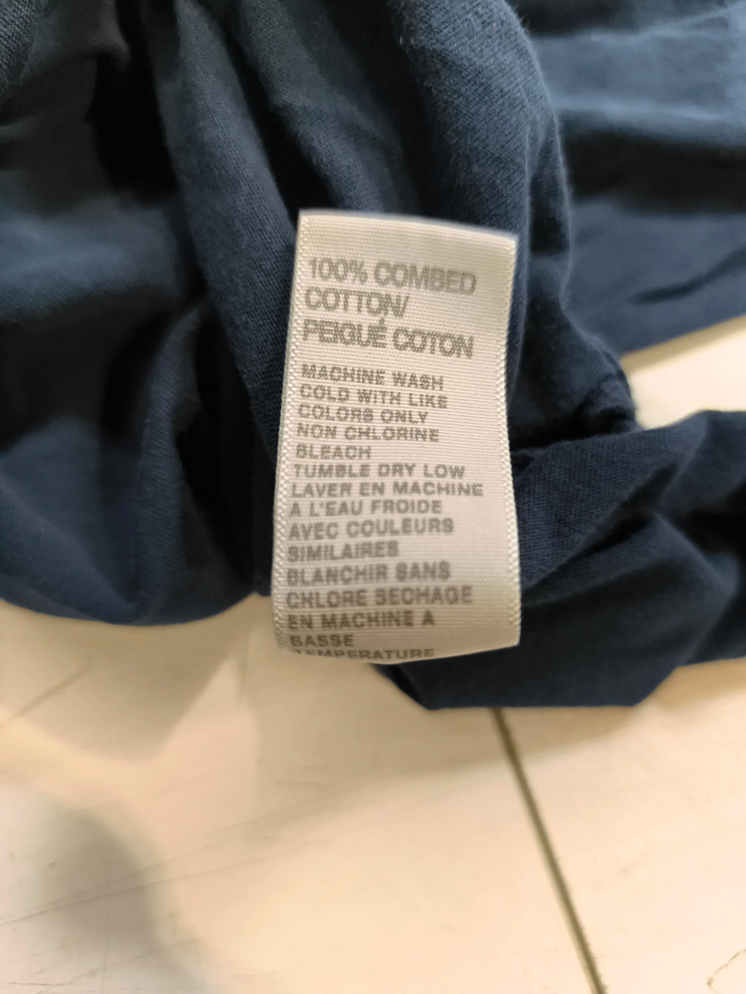 James Perse Men's T-Shirt S Blue 100% Cotton Basic - Image 9