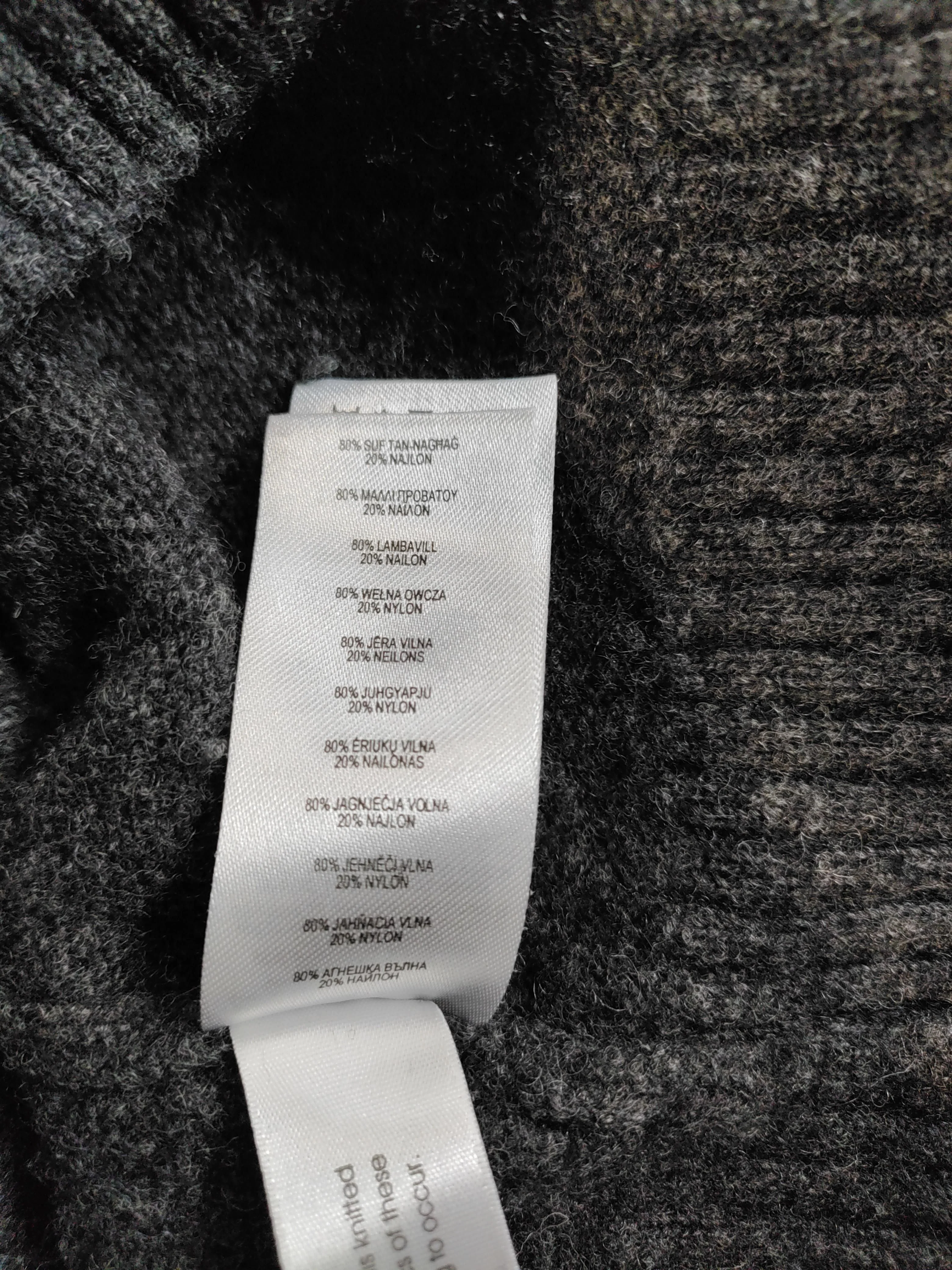 Jasper Conran Men's Jumper XL Grey Wool with Nylon V-Neck Pullover - Image 6