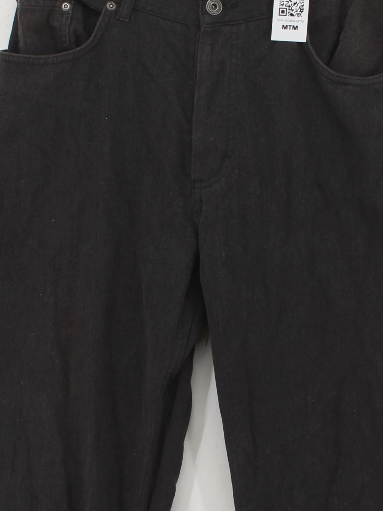 Jasper Conran Men's Trousers W 34 in Black Cotton with Polyester Chino - Image 3