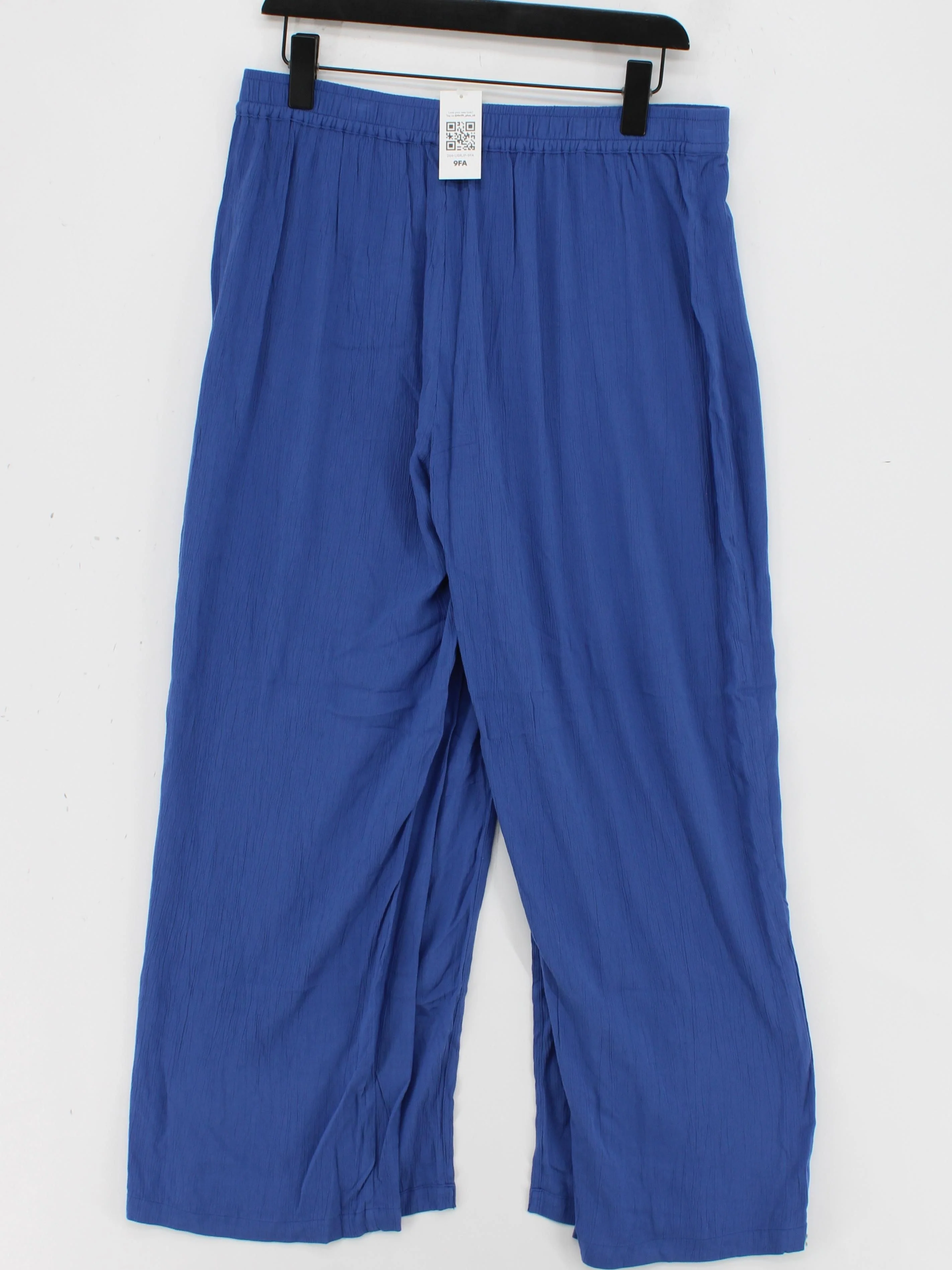 Java By Captain Tortue Women's Trousers UK 14 Blue 100% Viscose Sweatpants - Image 2